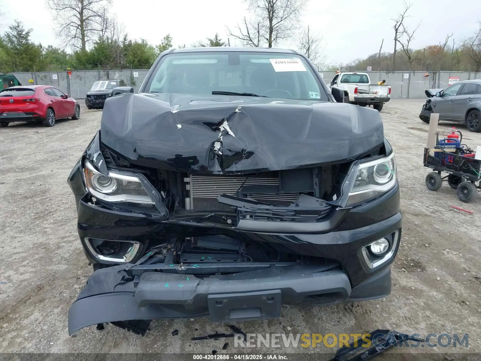 12 Photograph of a damaged car 1GCGTDEN9L1135767 CHEVROLET COLORADO 2020