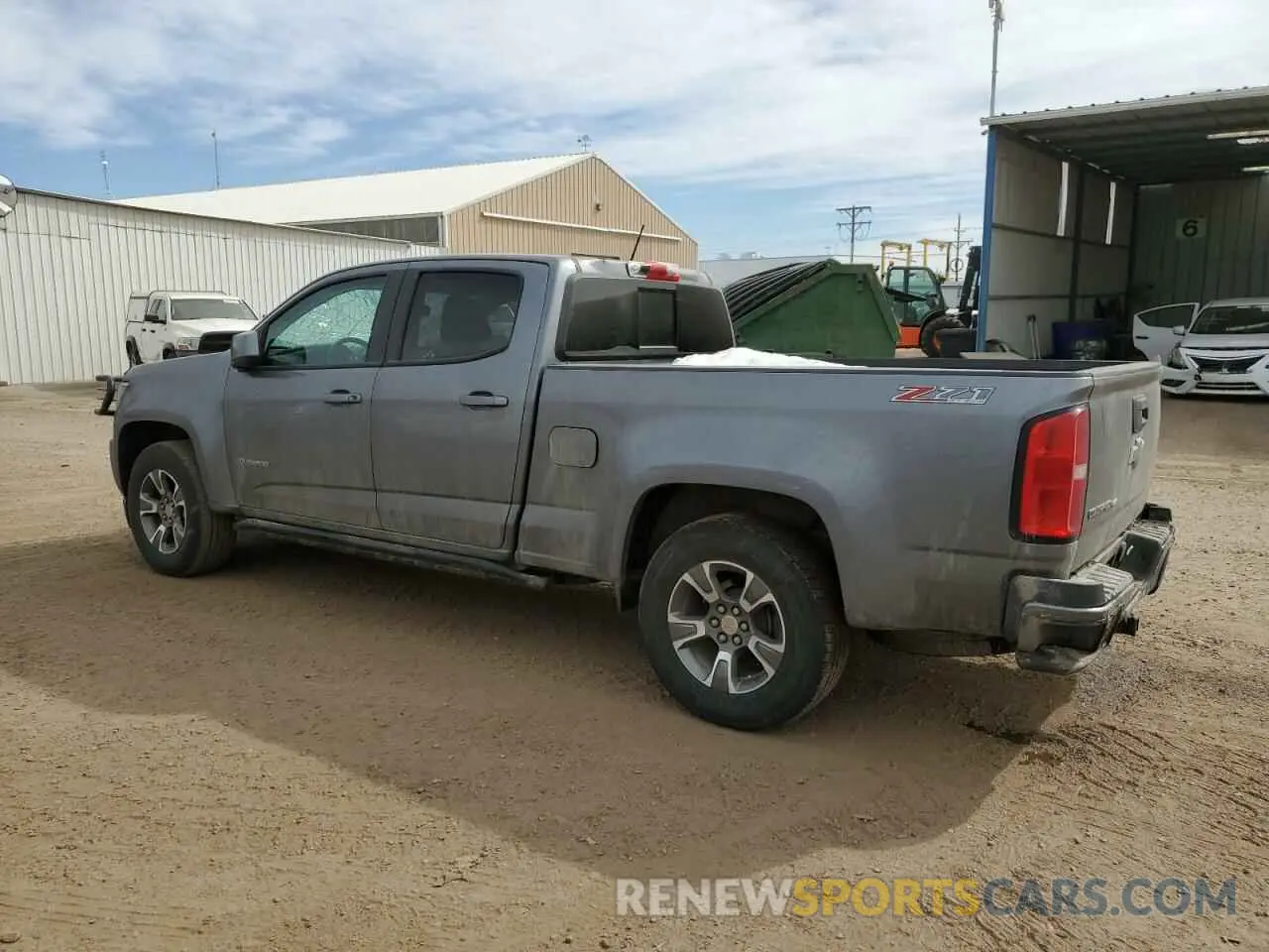 2 Photograph of a damaged car 1GCGTDENXL1245856 CHEVROLET COLORADO 2020