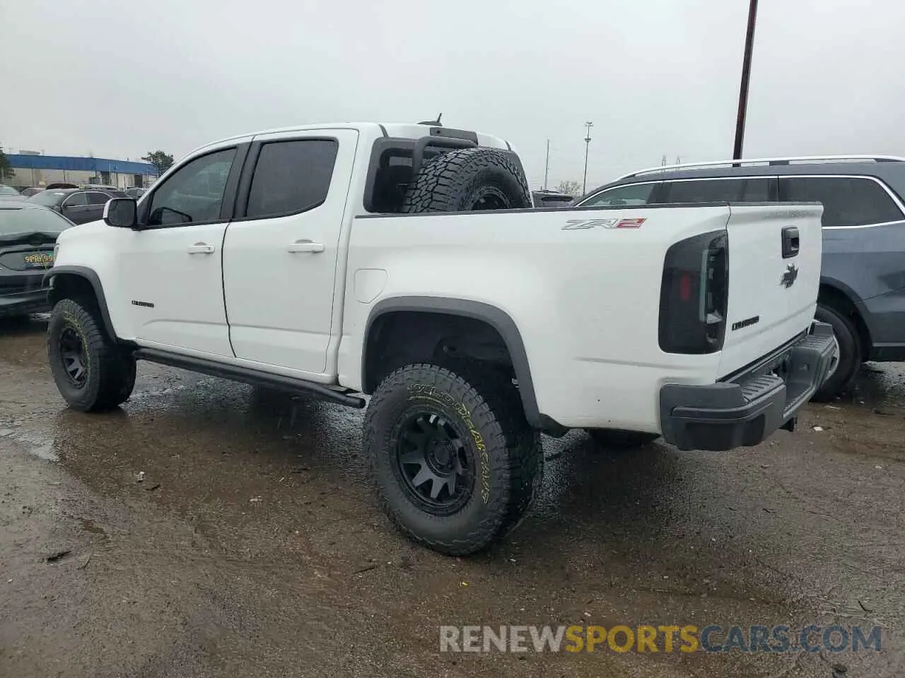 2 Photograph of a damaged car 1GCGTEEN3L1244554 CHEVROLET COLORADO 2020