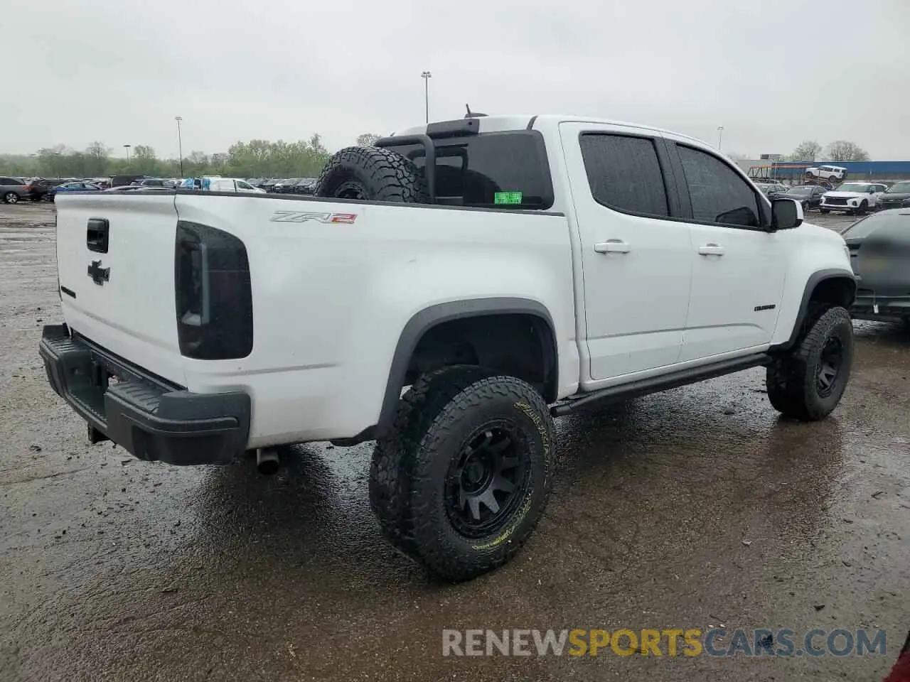 3 Photograph of a damaged car 1GCGTEEN3L1244554 CHEVROLET COLORADO 2020