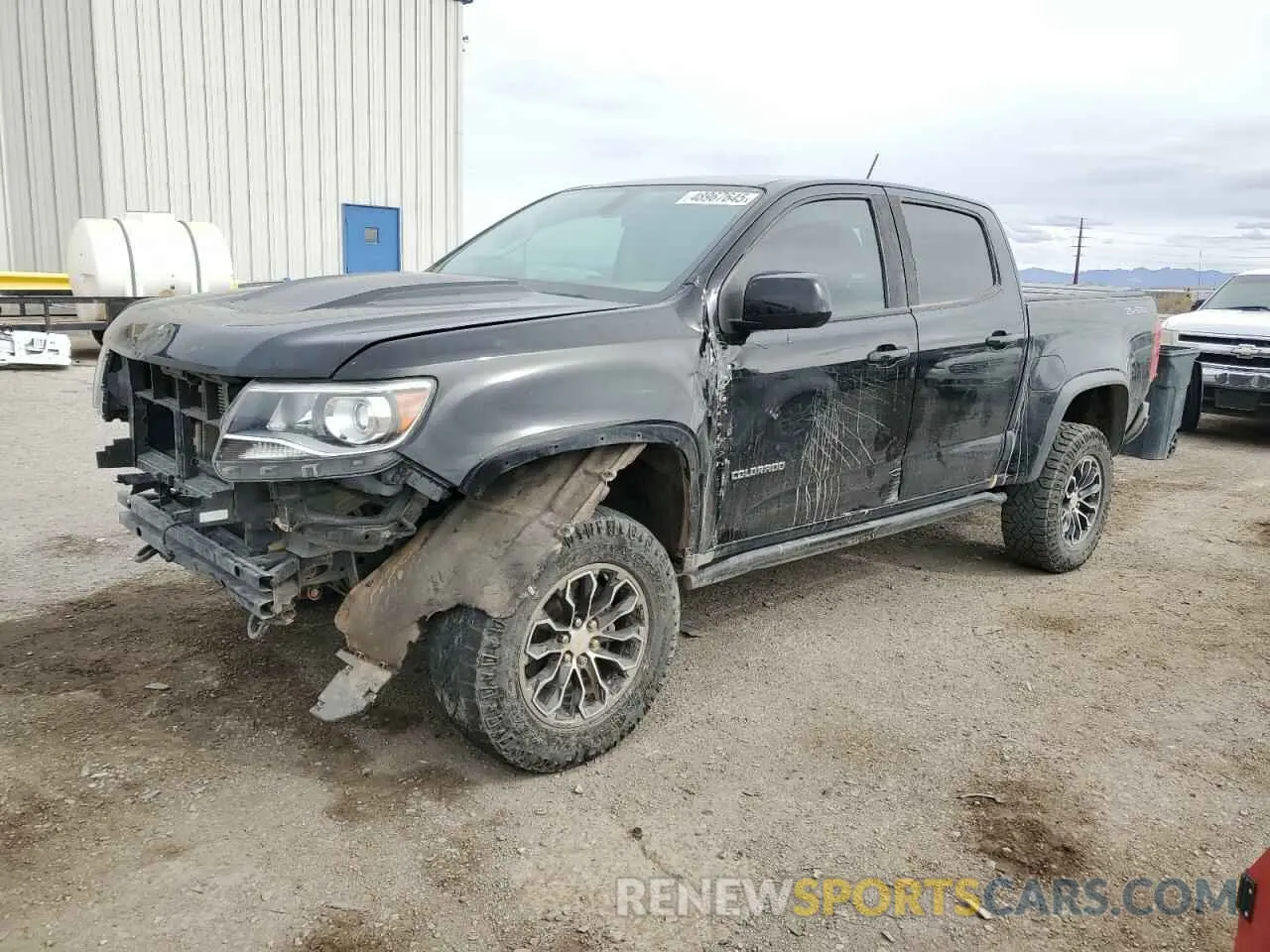 1 Photograph of a damaged car 1GCGTEEN4L1108305 CHEVROLET COLORADO 2020