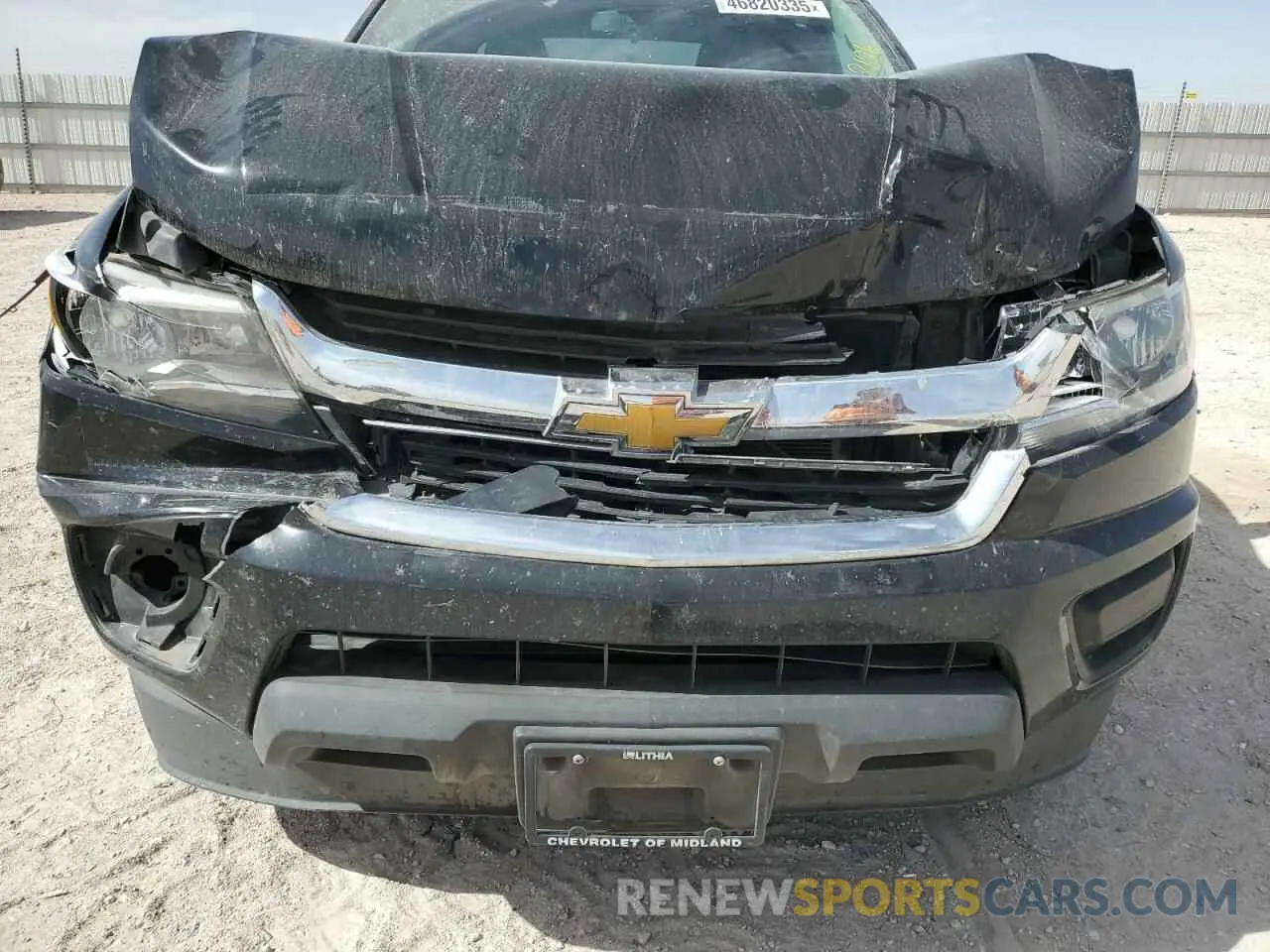11 Photograph of a damaged car 1GCHSBEA1L1233507 CHEVROLET COLORADO 2020