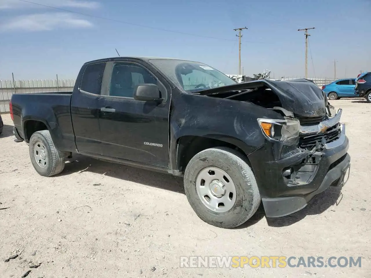 4 Photograph of a damaged car 1GCHSBEA1L1233507 CHEVROLET COLORADO 2020