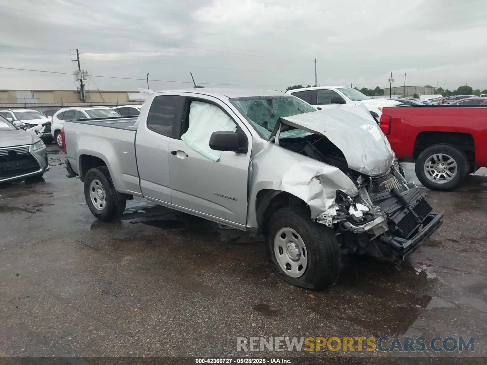 1 Photograph of a damaged car 1GCHSBEA4L1202252 CHEVROLET COLORADO 2020
