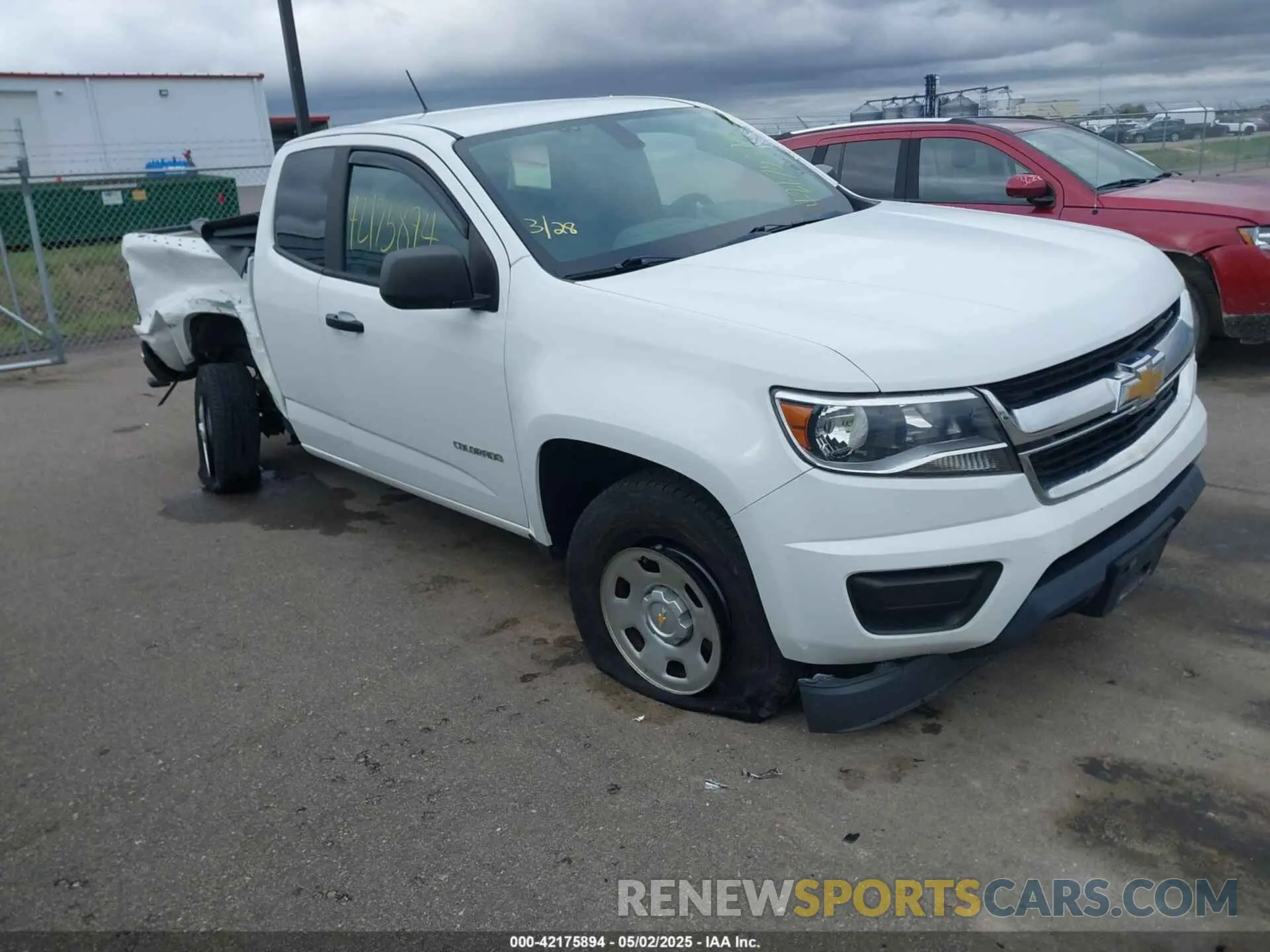 1 Photograph of a damaged car 1GCHSBEA4L1226180 CHEVROLET COLORADO 2020