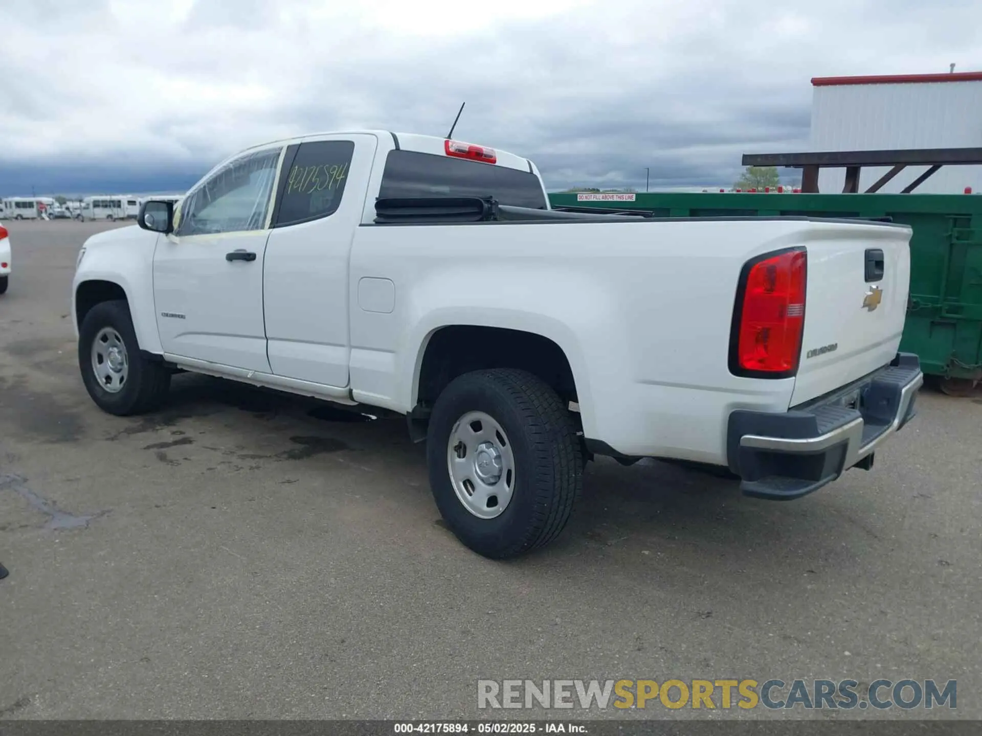 3 Photograph of a damaged car 1GCHSBEA4L1226180 CHEVROLET COLORADO 2020