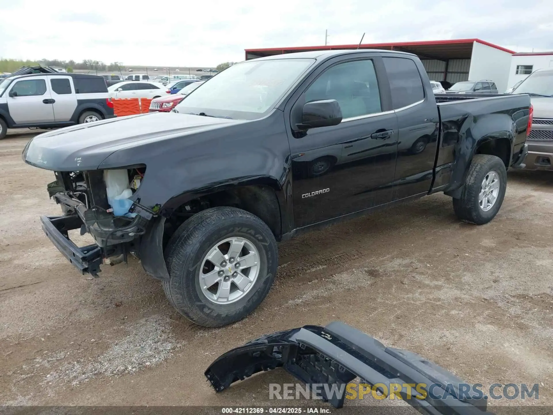 2 Photograph of a damaged car 1GCHSBEA6L1134780 CHEVROLET COLORADO 2020