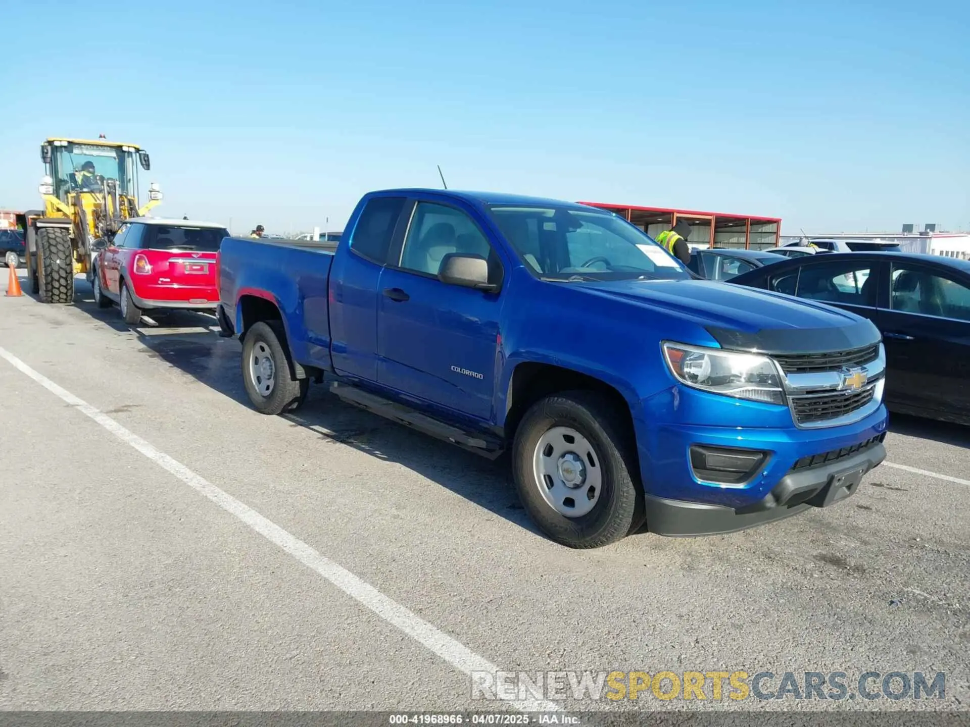 1 Photograph of a damaged car 1GCHSBEA9L1115771 CHEVROLET COLORADO 2020