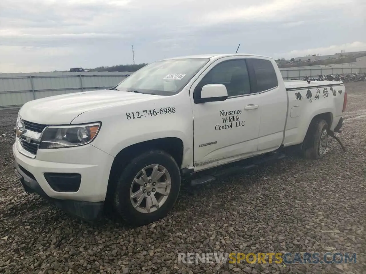 5 Photograph of a damaged car 1GCHSCEA3L1156063 CHEVROLET COLORADO 2020