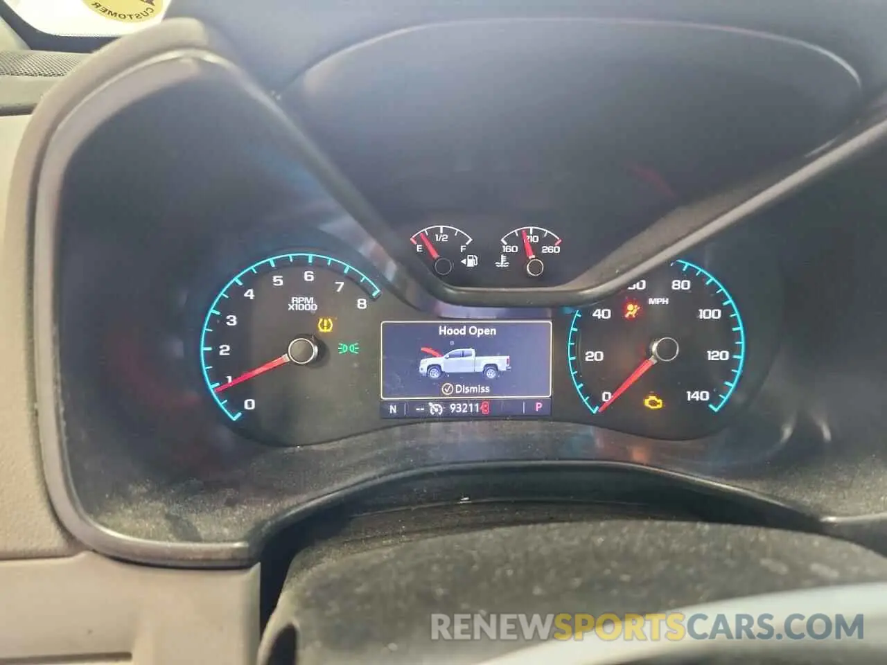 9 Photograph of a damaged car 1GCHSCEA3L1228752 CHEVROLET COLORADO 2020