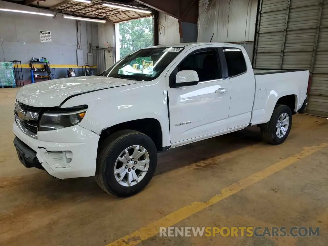 1 Photograph of a damaged car 1GCHSCEA4L1154399 CHEVROLET COLORADO 2020