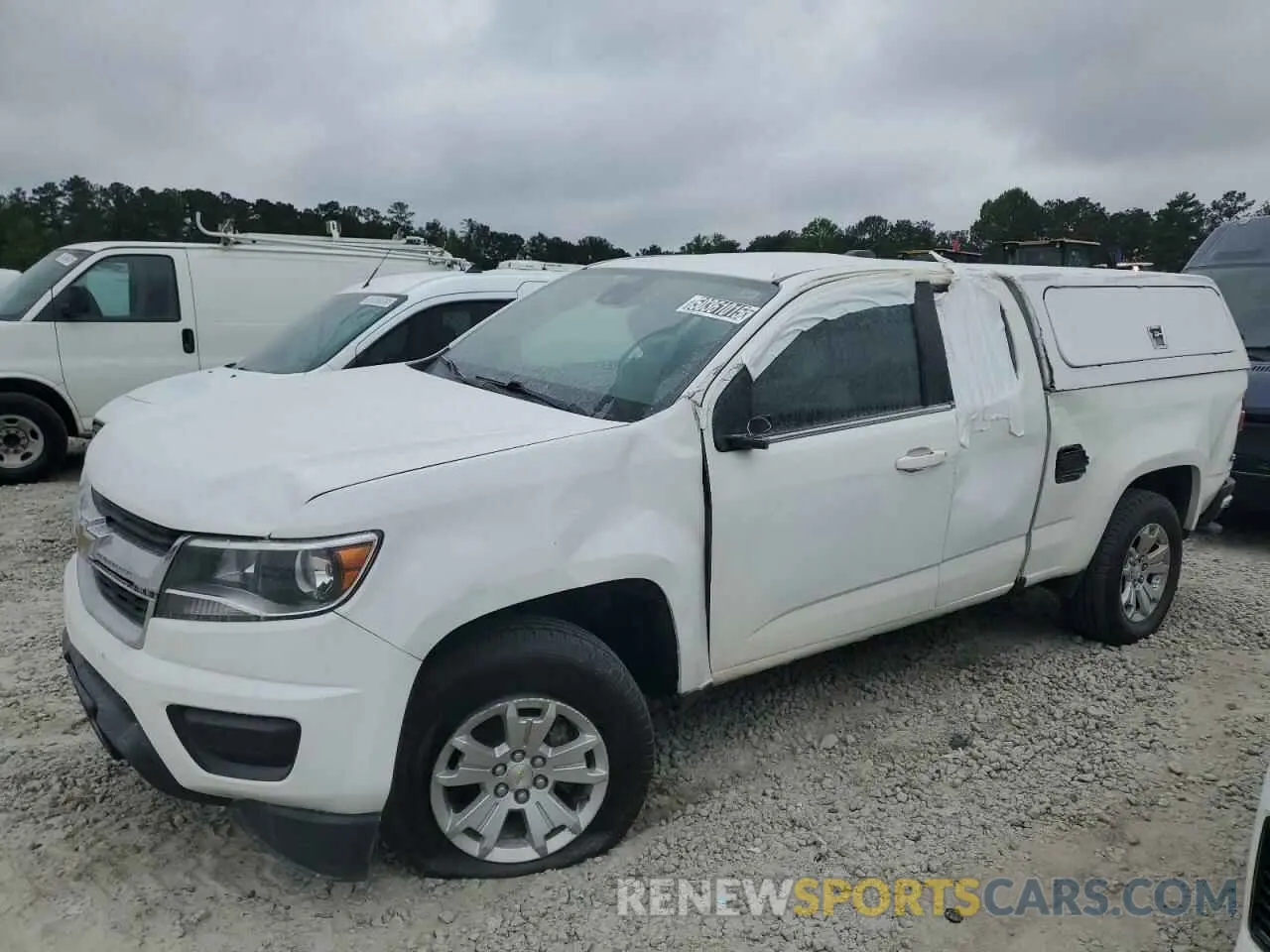 1 Photograph of a damaged car 1GCHSCEA4L1229974 CHEVROLET COLORADO 2020