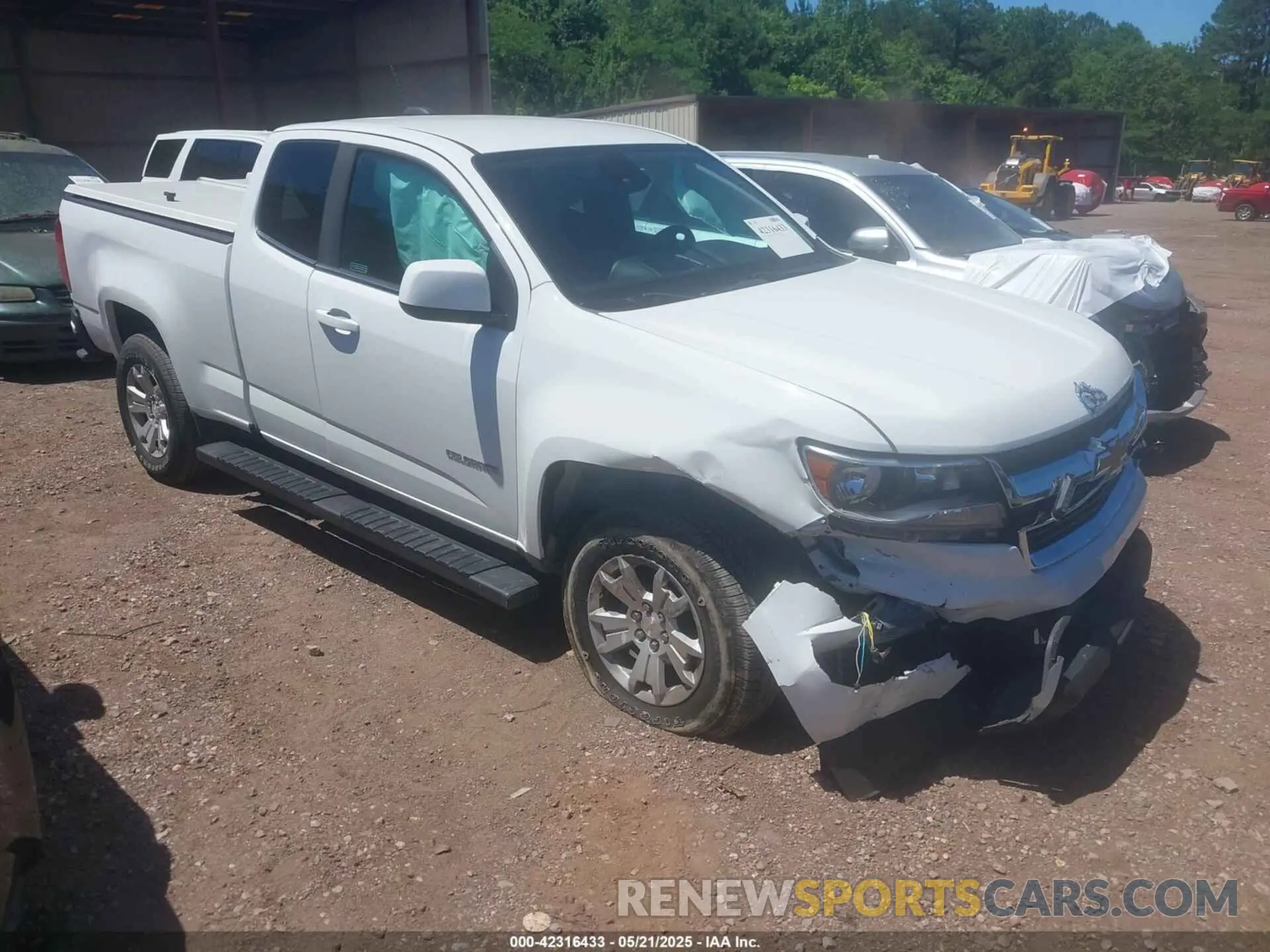 1 Photograph of a damaged car 1GCHSCEA6L1164528 CHEVROLET COLORADO 2020