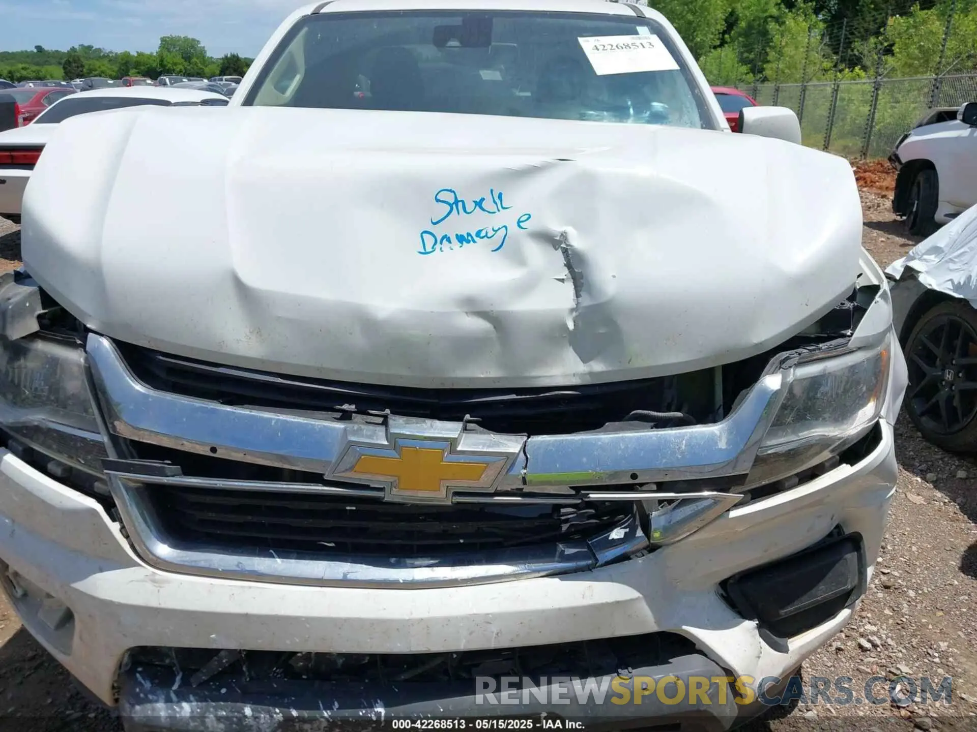 10 Photograph of a damaged car 1GCHSCEA9L1214483 CHEVROLET COLORADO 2020