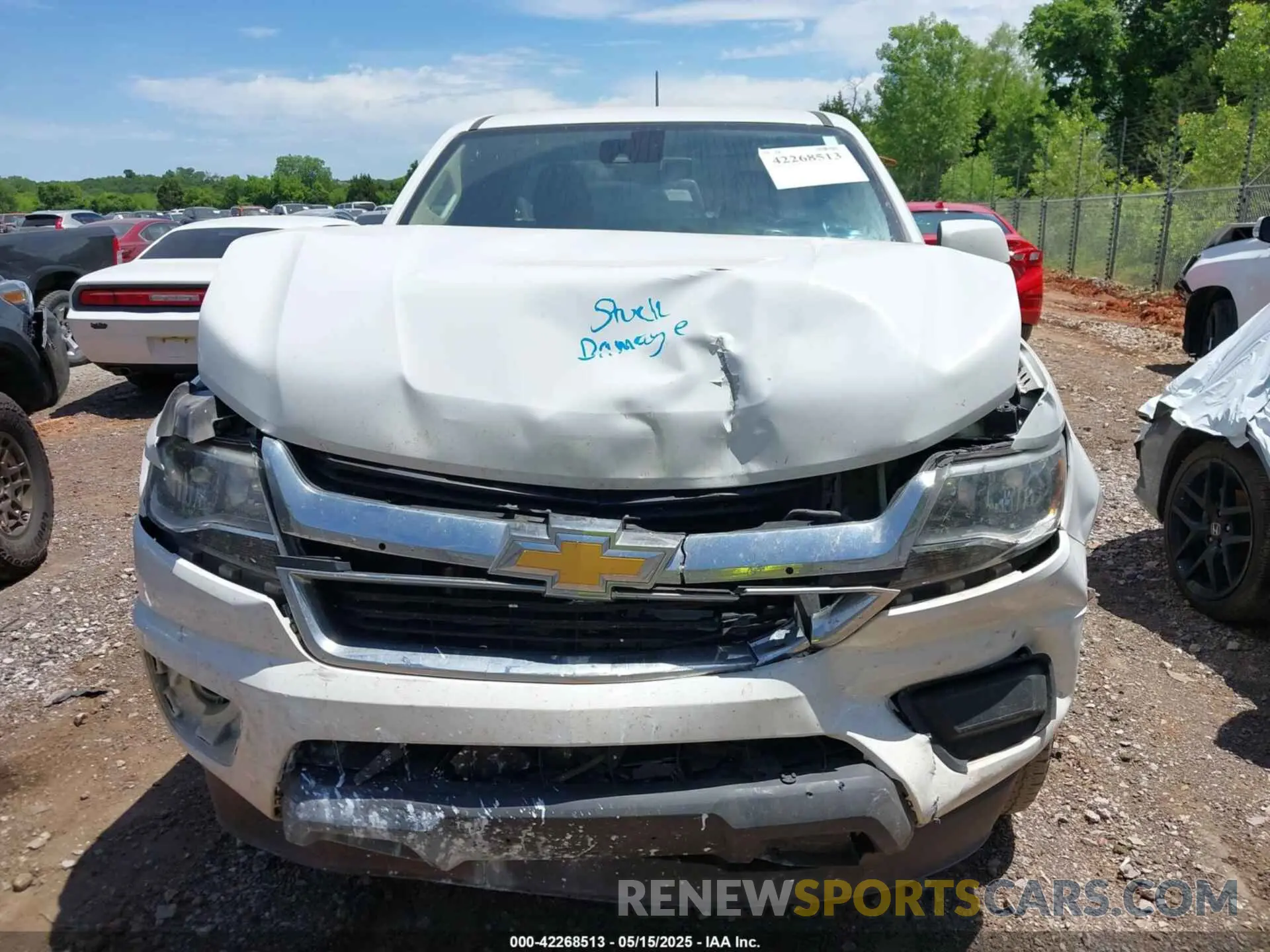 6 Photograph of a damaged car 1GCHSCEA9L1214483 CHEVROLET COLORADO 2020