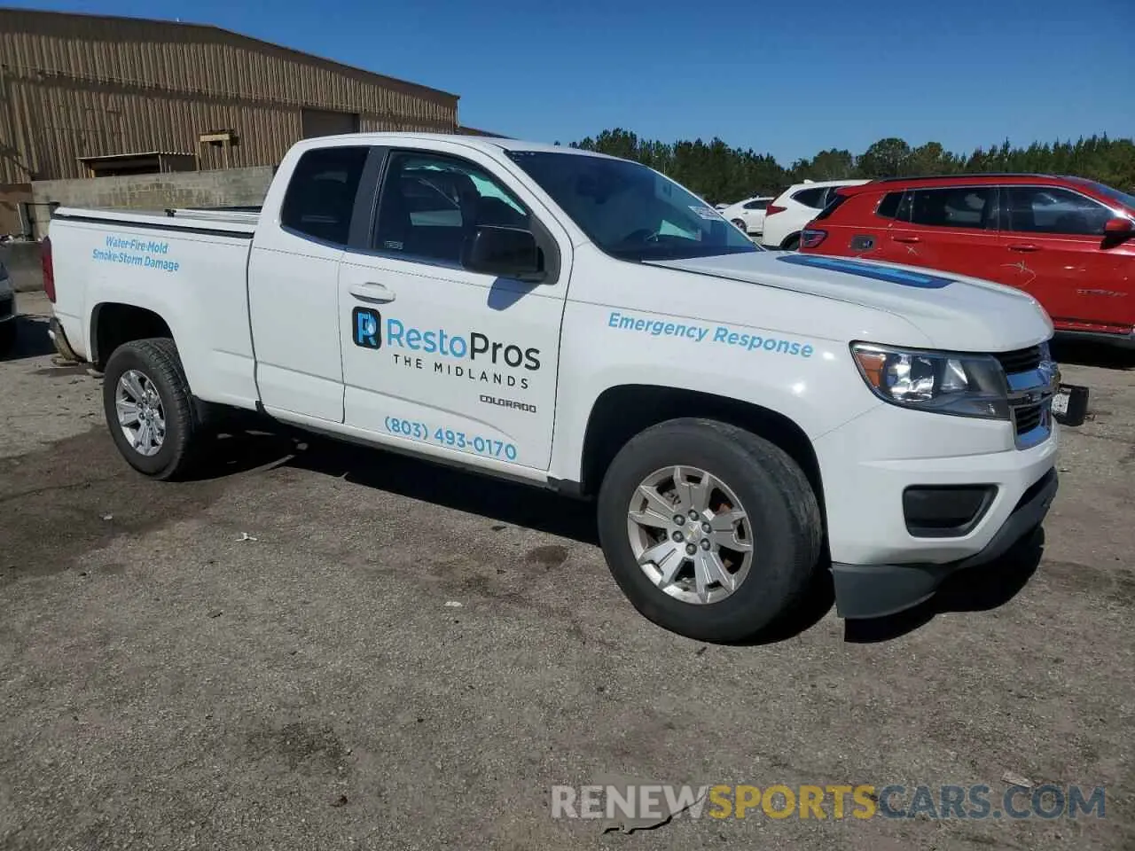 4 Photograph of a damaged car 1GCHSCEAXL1167285 CHEVROLET COLORADO 2020