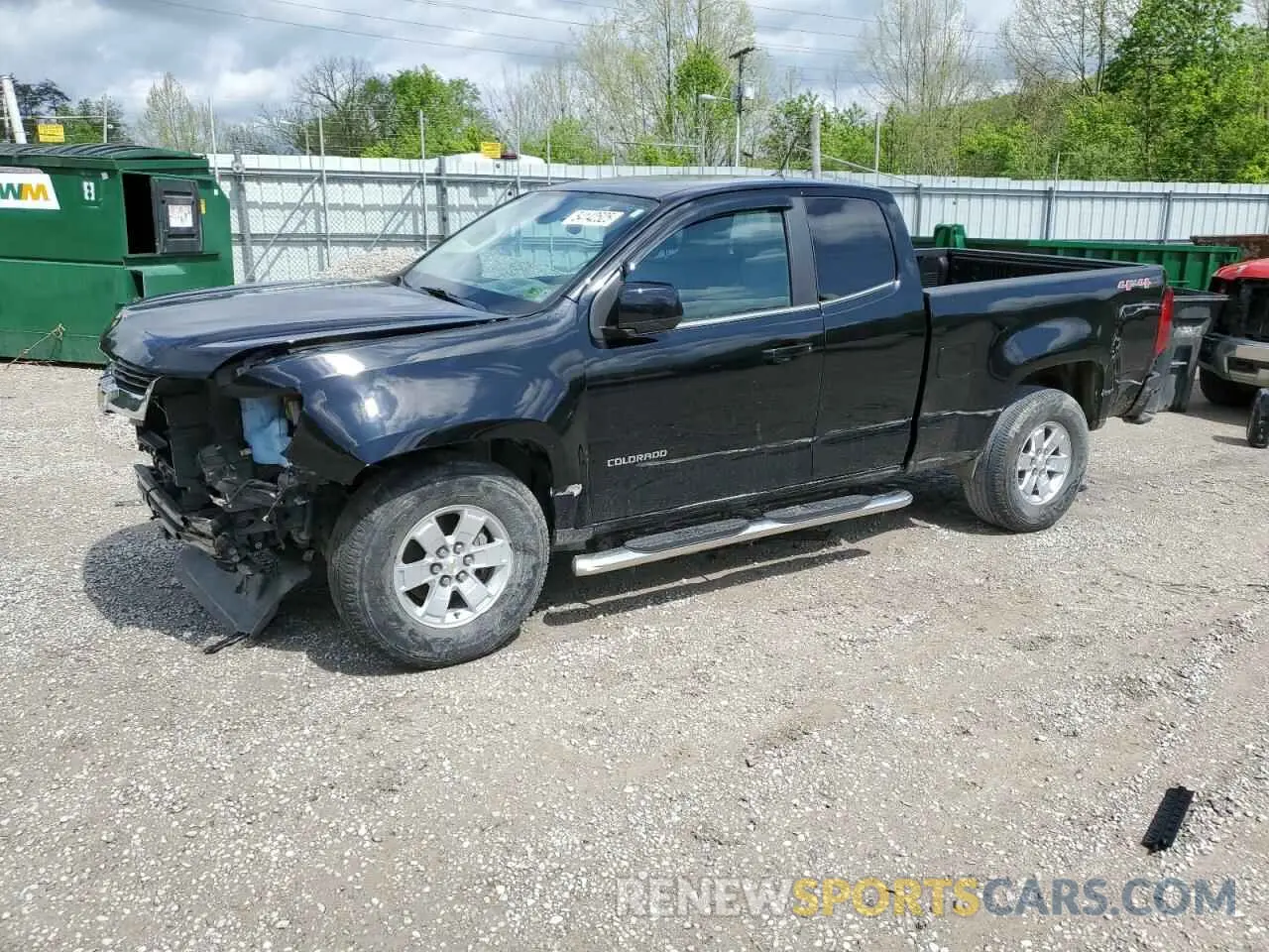 1 Photograph of a damaged car 1GCHTBEA5L1110158 CHEVROLET COLORADO 2020