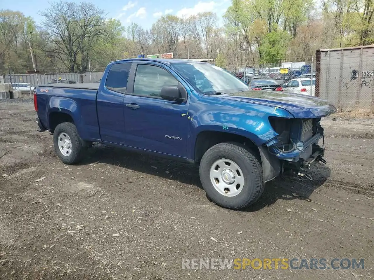 4 Photograph of a damaged car 1GCHTBEN4L1104709 CHEVROLET COLORADO 2020