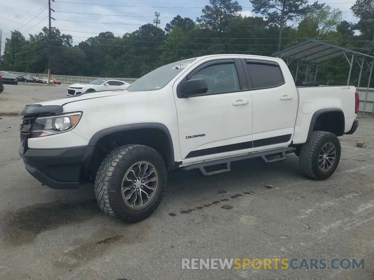 1 Photograph of a damaged car 1GCPTEE13L1154592 CHEVROLET COLORADO 2020
