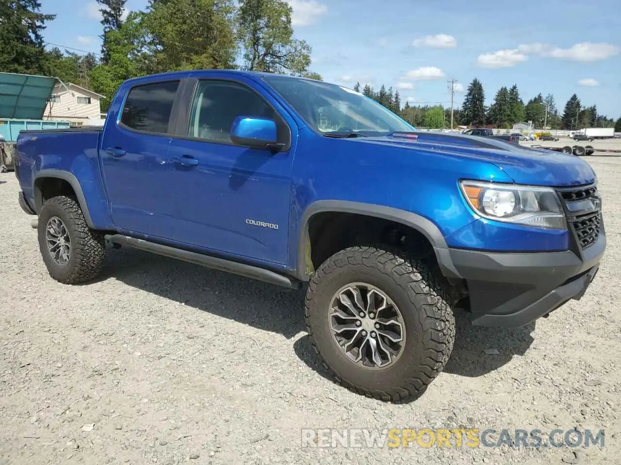 4 Photograph of a damaged car 1GCPTEE19L1176032 CHEVROLET COLORADO 2020