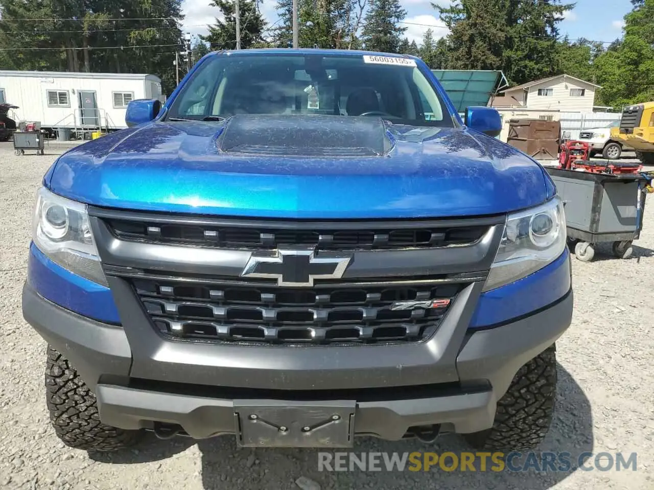 5 Photograph of a damaged car 1GCPTEE19L1176032 CHEVROLET COLORADO 2020