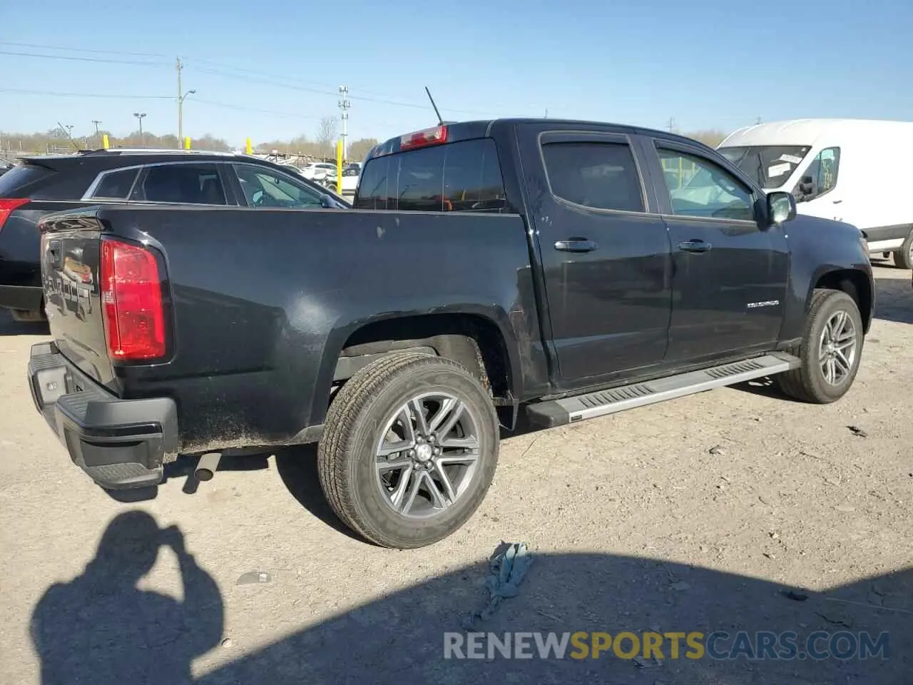 3 Photograph of a damaged car 1GCGSBEA3M1204491 CHEVROLET COLORADO 2021