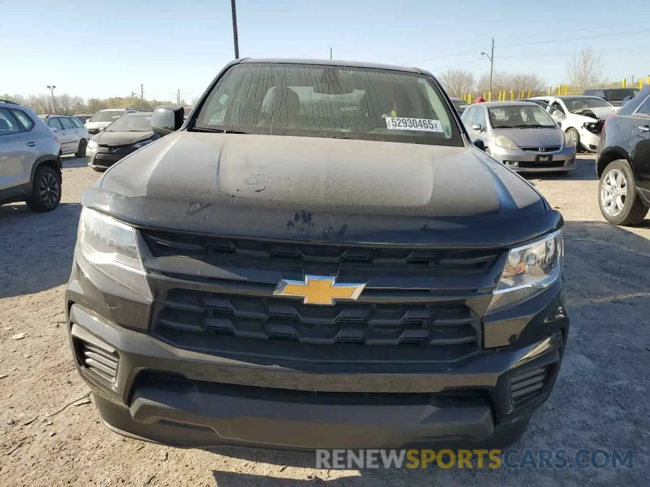 5 Photograph of a damaged car 1GCGSBEA3M1204491 CHEVROLET COLORADO 2021