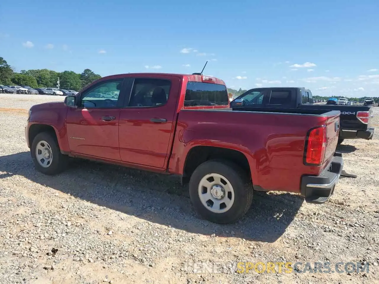 2 Photograph of a damaged car 1GCGSBEA5M1108653 CHEVROLET COLORADO 2021