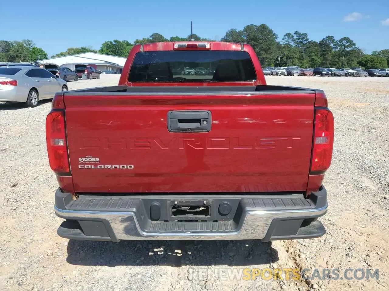 6 Photograph of a damaged car 1GCGSBEA5M1108653 CHEVROLET COLORADO 2021