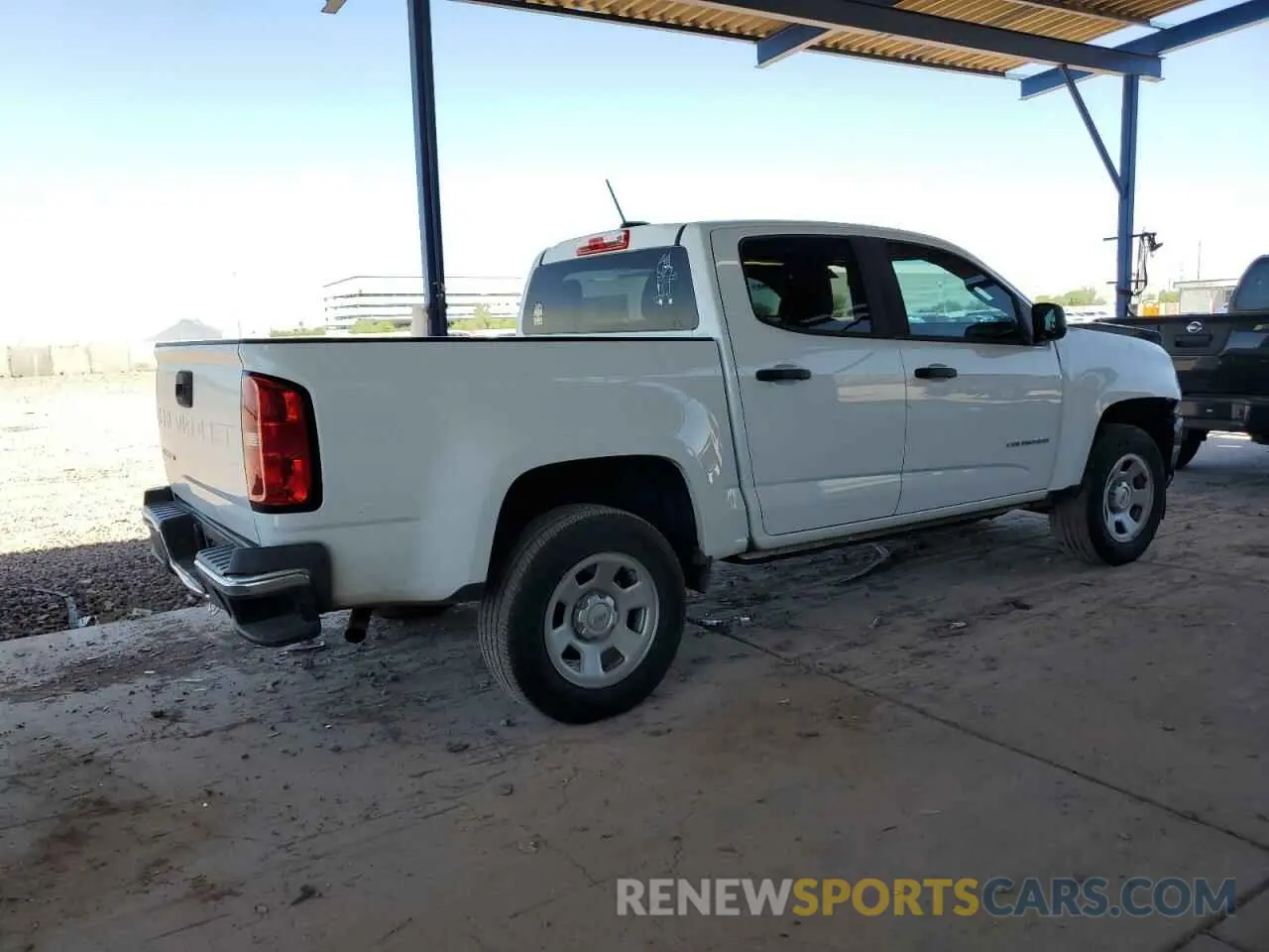3 Photograph of a damaged car 1GCGSBEA6M1106653 CHEVROLET COLORADO 2021