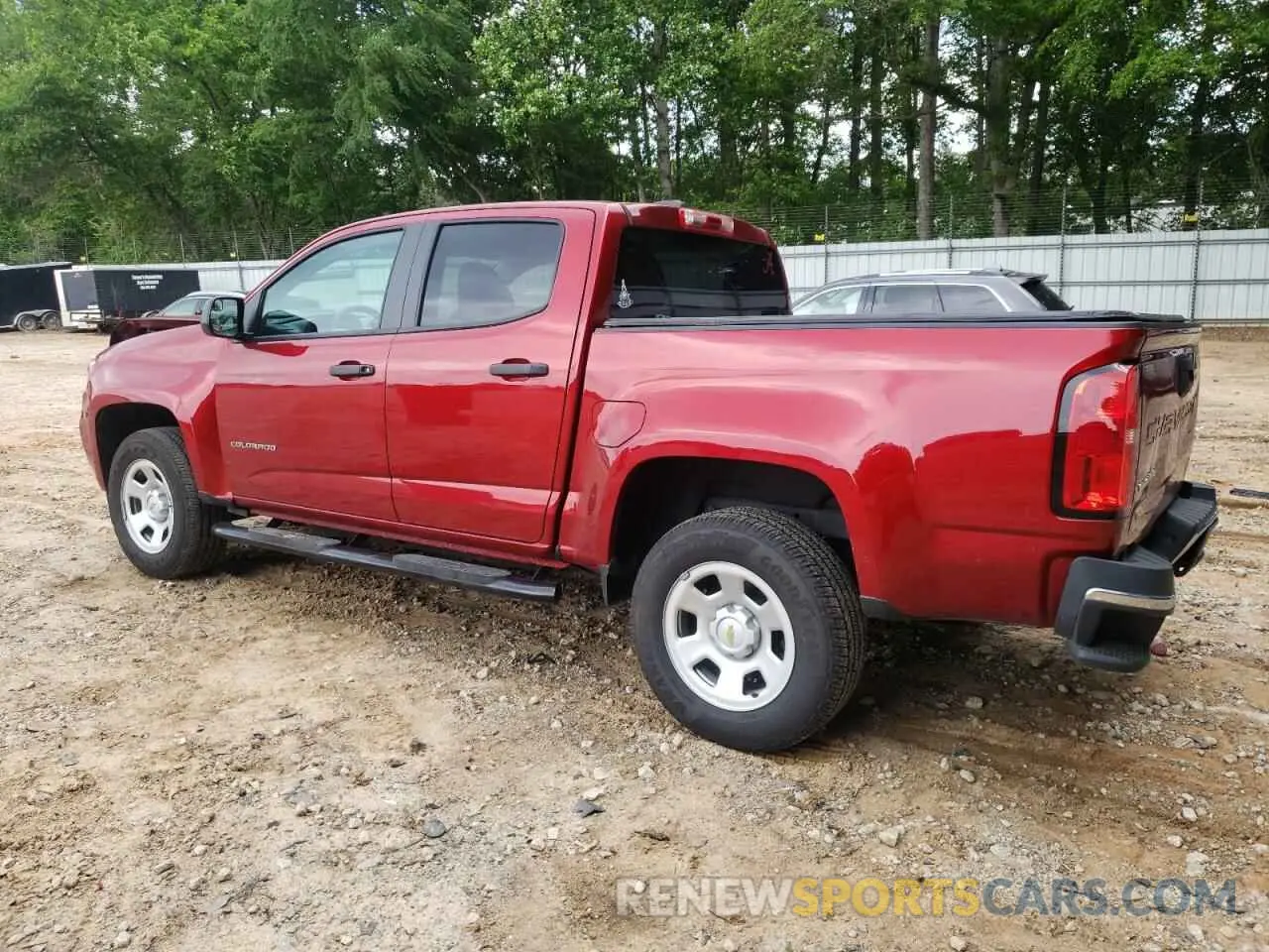 2 Photograph of a damaged car 1GCGSBEA9M1293385 CHEVROLET COLORADO 2021