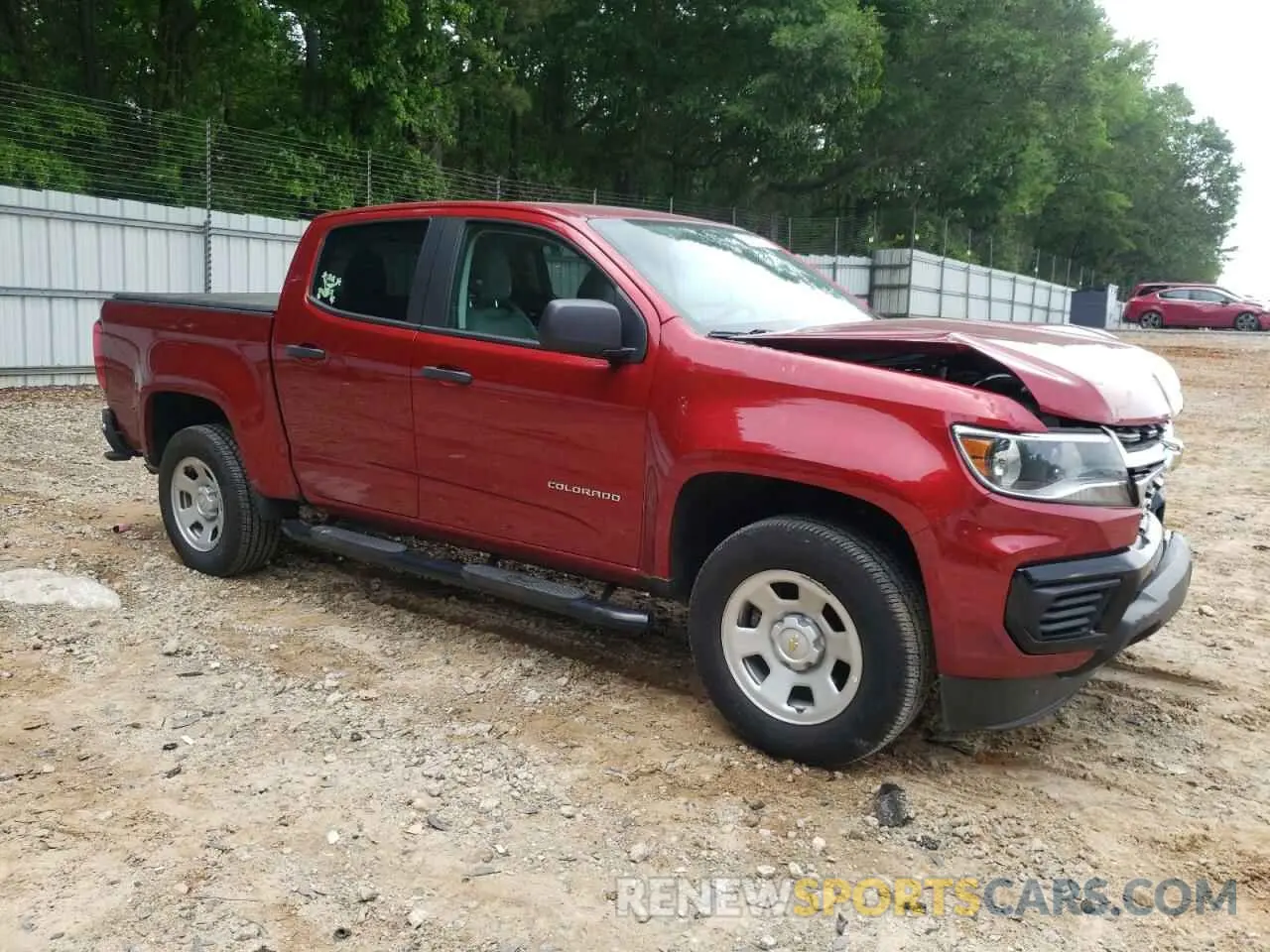 4 Photograph of a damaged car 1GCGSBEA9M1293385 CHEVROLET COLORADO 2021