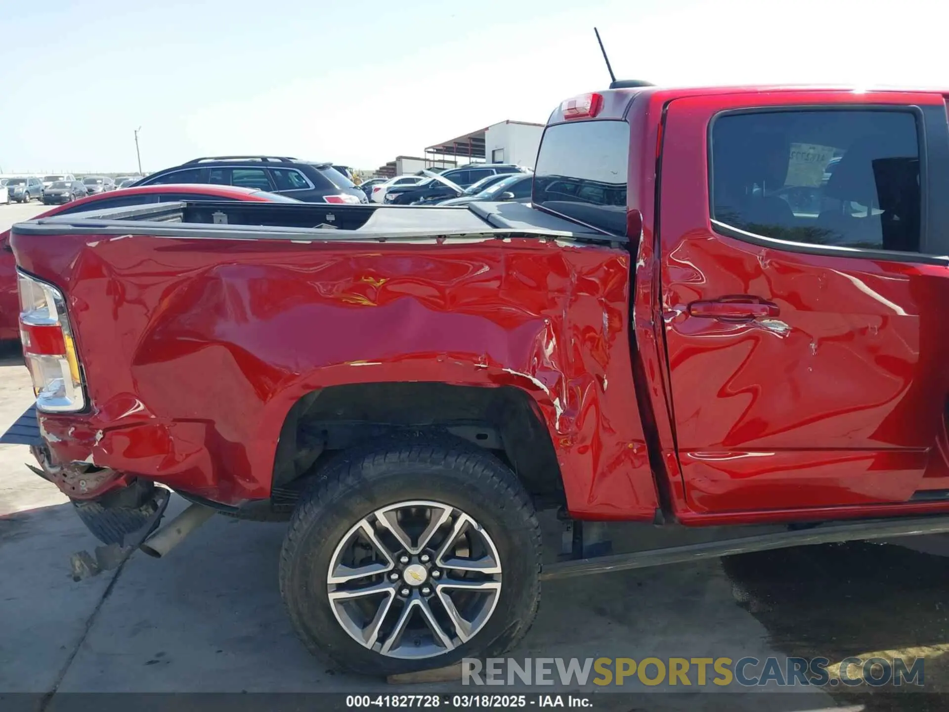 6 Photograph of a damaged car 1GCGSBEN1M1101105 CHEVROLET COLORADO 2021