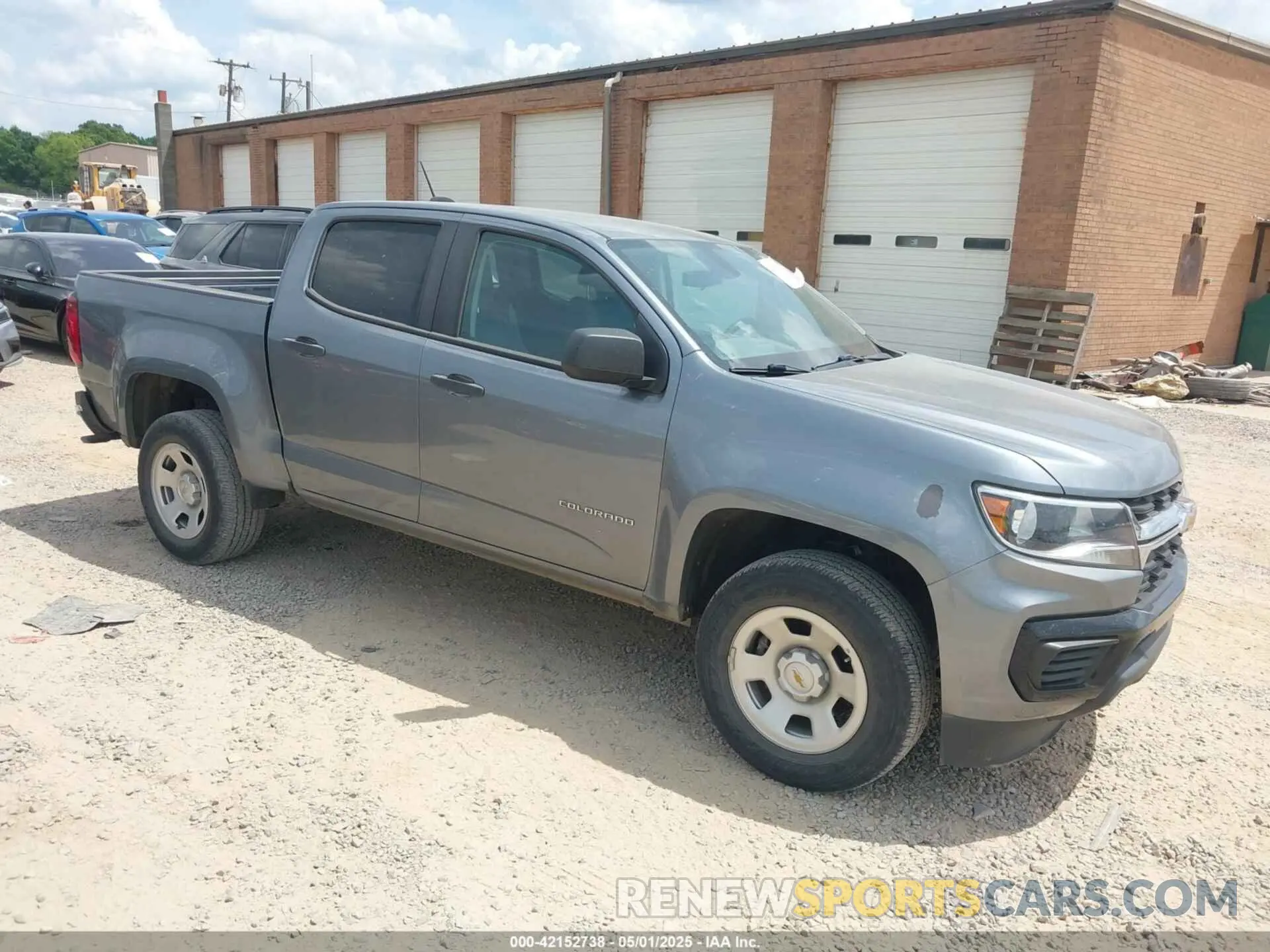 1 Photograph of a damaged car 1GCGSBEN5M1187079 CHEVROLET COLORADO 2021