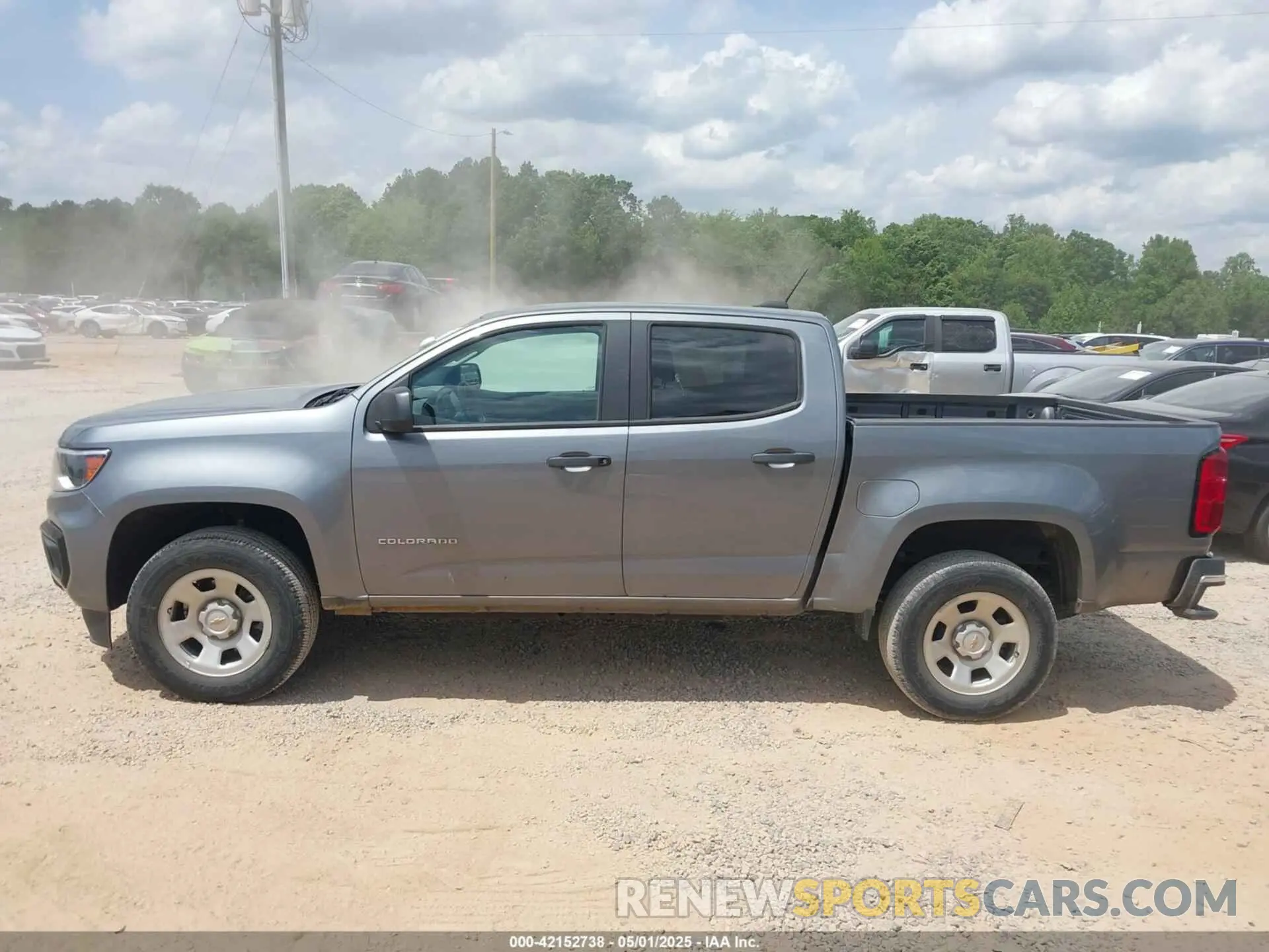 14 Photograph of a damaged car 1GCGSBEN5M1187079 CHEVROLET COLORADO 2021