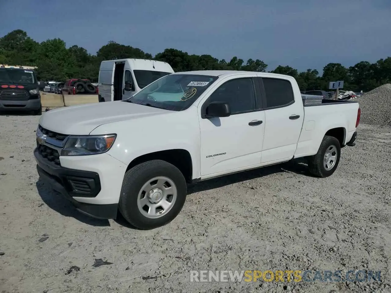 1 Photograph of a damaged car 1GCGSBEN5M1279342 CHEVROLET COLORADO 2021