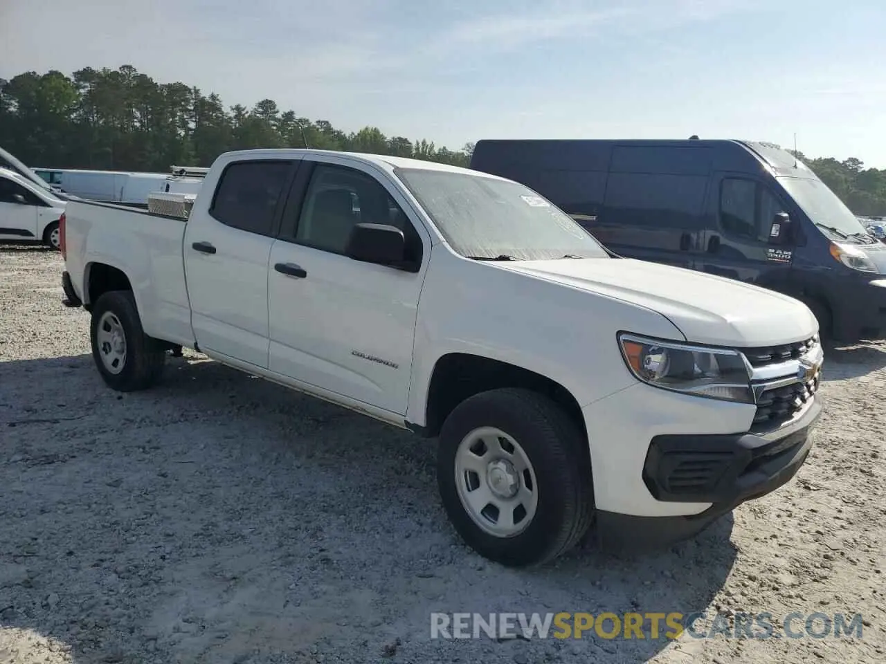 4 Photograph of a damaged car 1GCGSBEN5M1279342 CHEVROLET COLORADO 2021