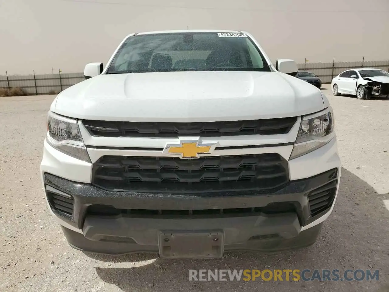 5 Photograph of a damaged car 1GCGSBEN6M1187687 CHEVROLET COLORADO 2021