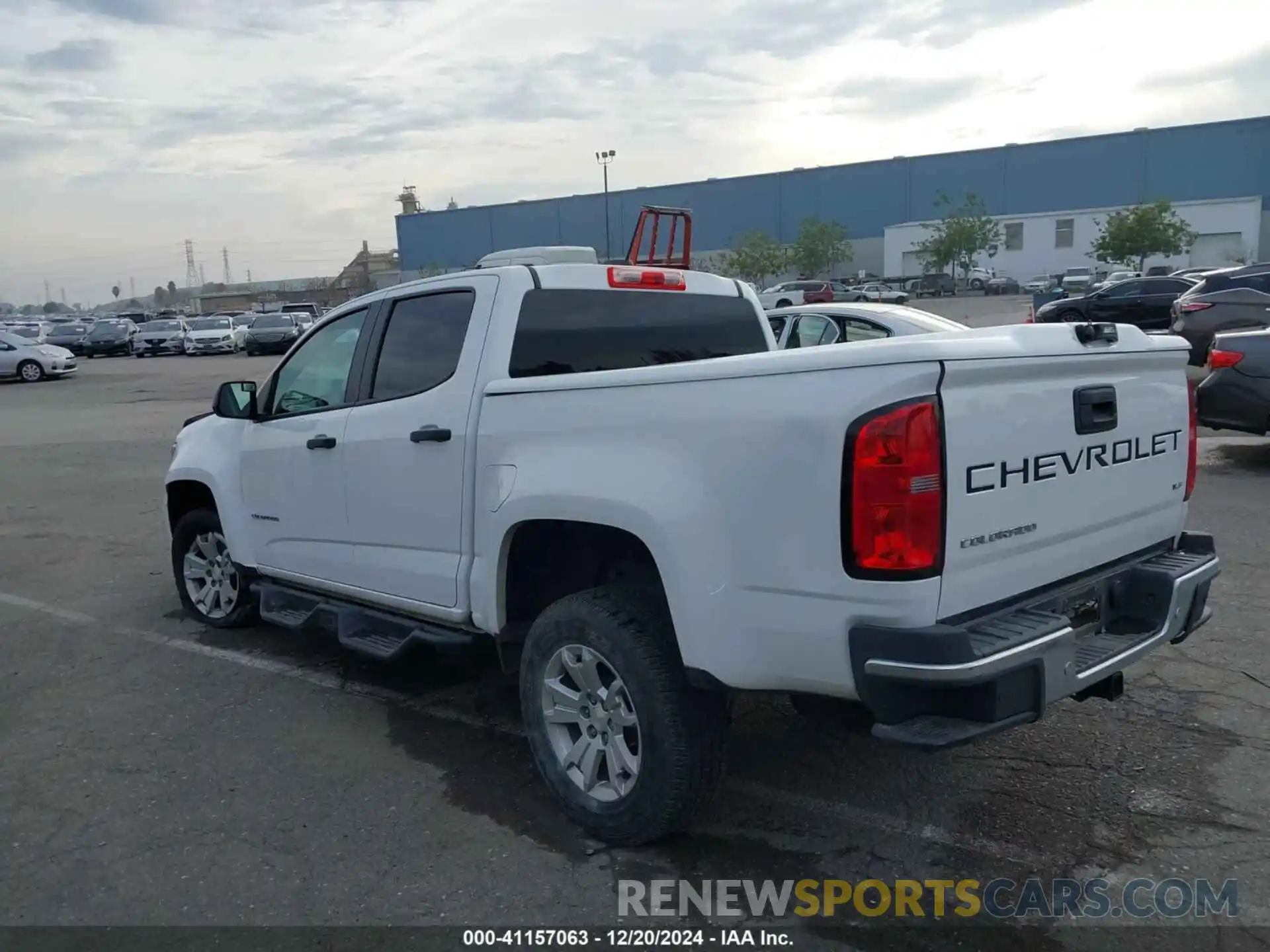 3 Photograph of a damaged car 1GCGSBEN6M1265899 CHEVROLET COLORADO 2021