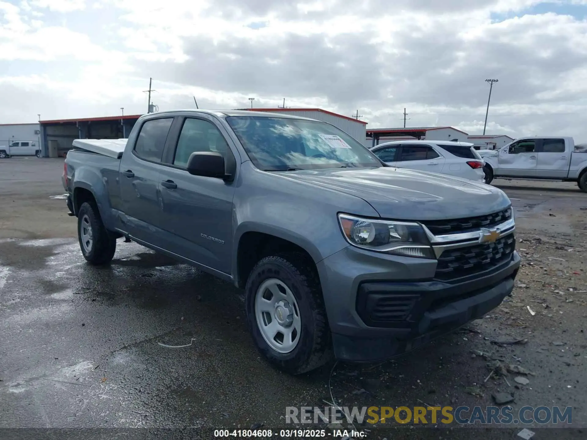 1 Photograph of a damaged car 1GCGSBEN7M1181283 CHEVROLET COLORADO 2021