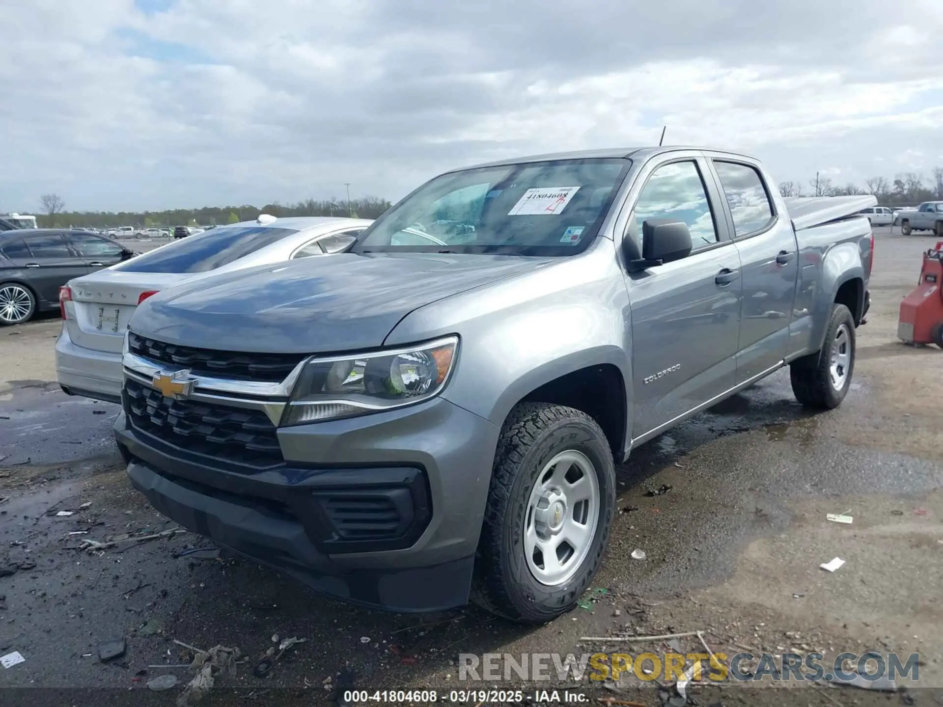 2 Photograph of a damaged car 1GCGSBEN7M1181283 CHEVROLET COLORADO 2021