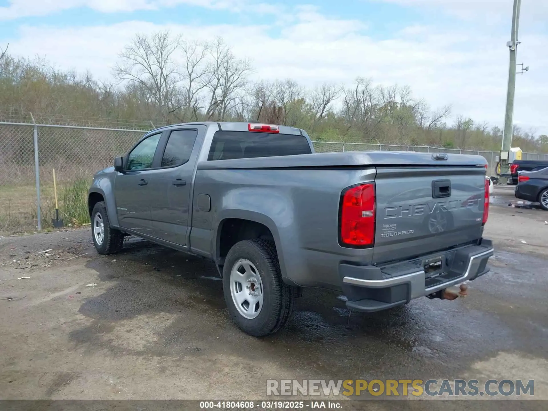 3 Photograph of a damaged car 1GCGSBEN7M1181283 CHEVROLET COLORADO 2021