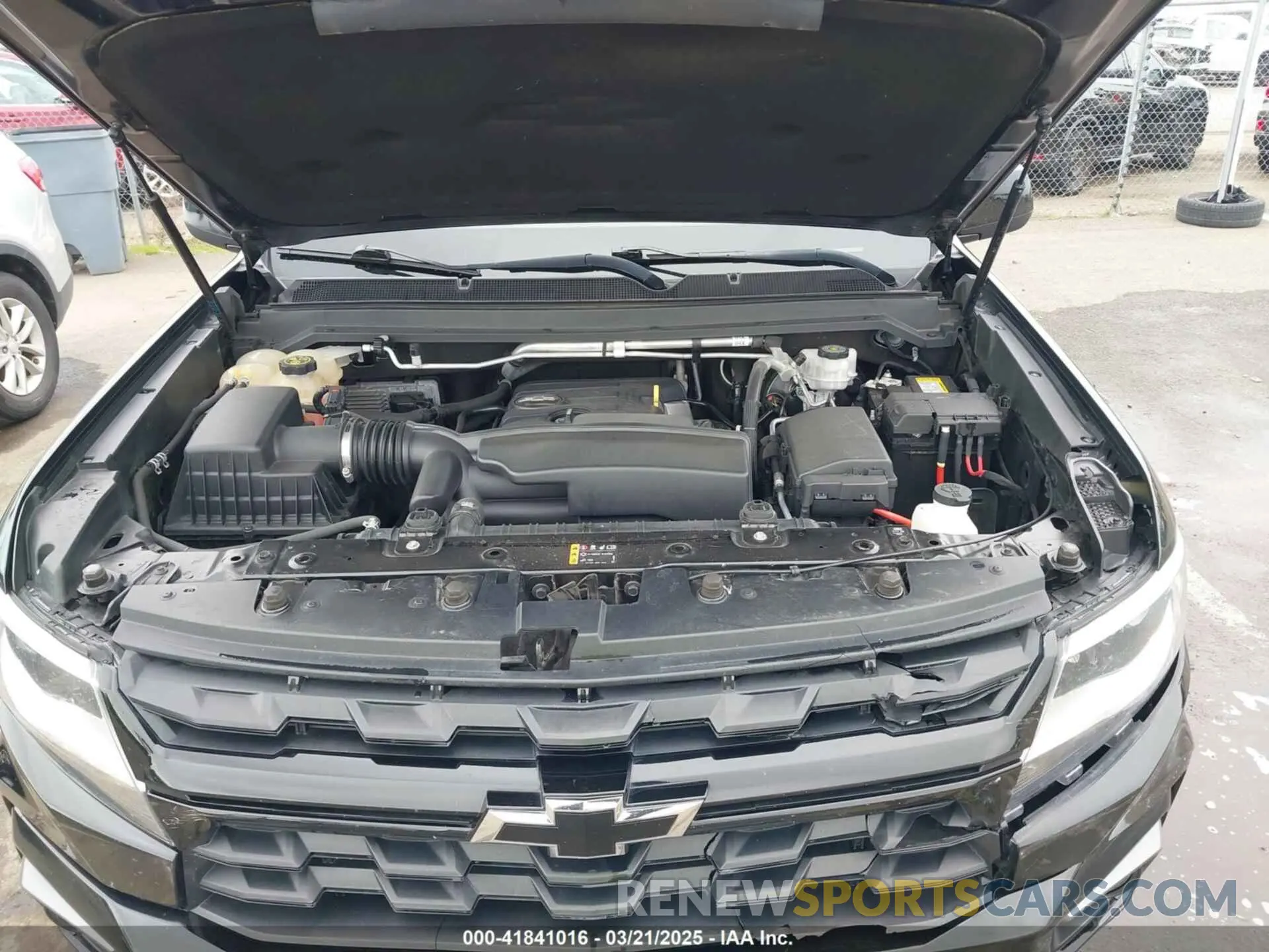 10 Photograph of a damaged car 1GCGSCEA3M1178576 CHEVROLET COLORADO 2021
