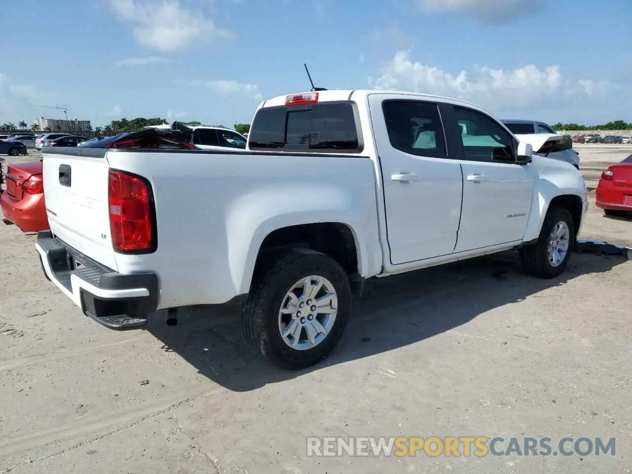 3 Photograph of a damaged car 1GCGSCEA5M1132943 CHEVROLET COLORADO 2021