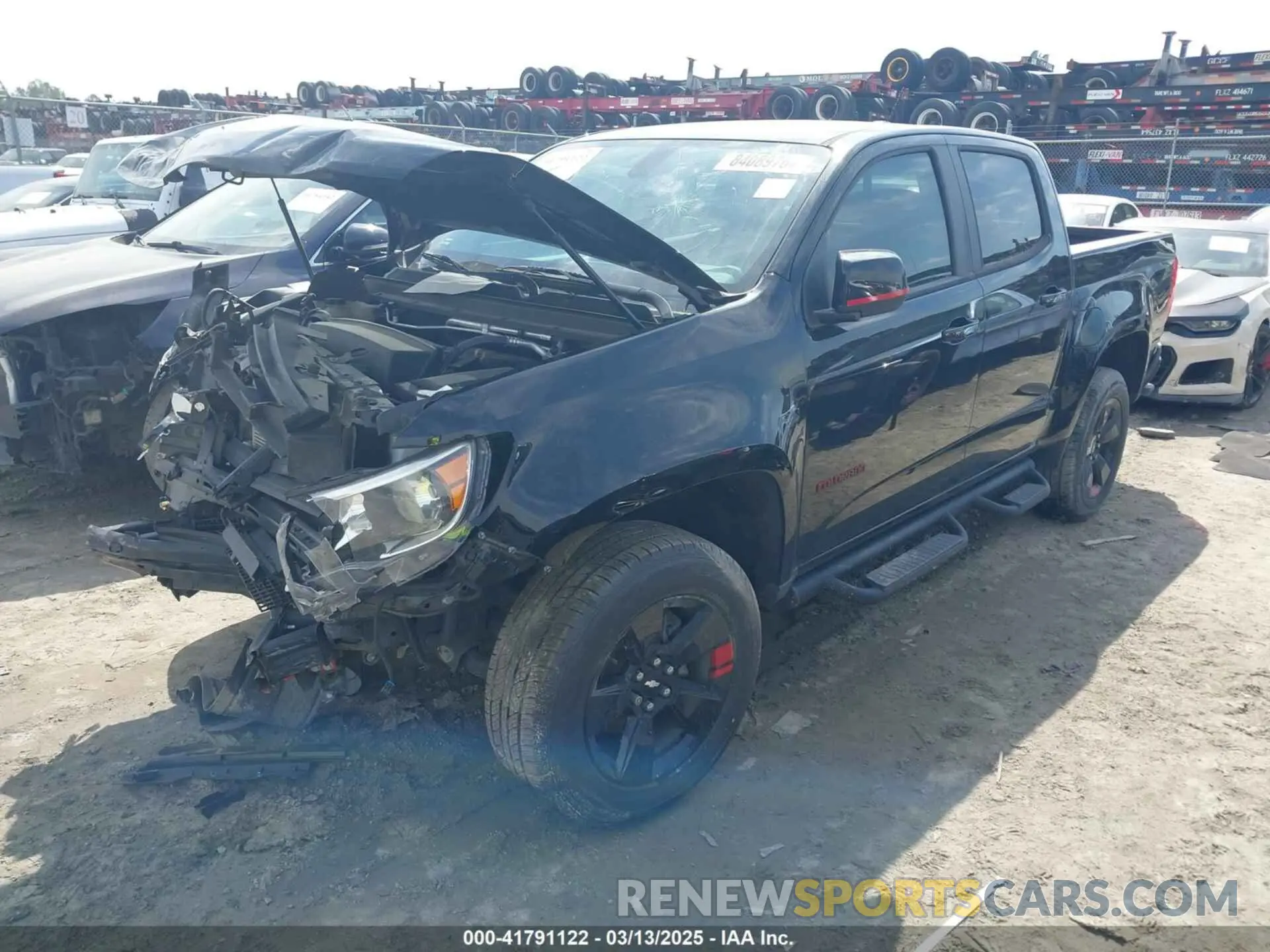 2 Photograph of a damaged car 1GCGSCEA6M1283709 CHEVROLET COLORADO 2021