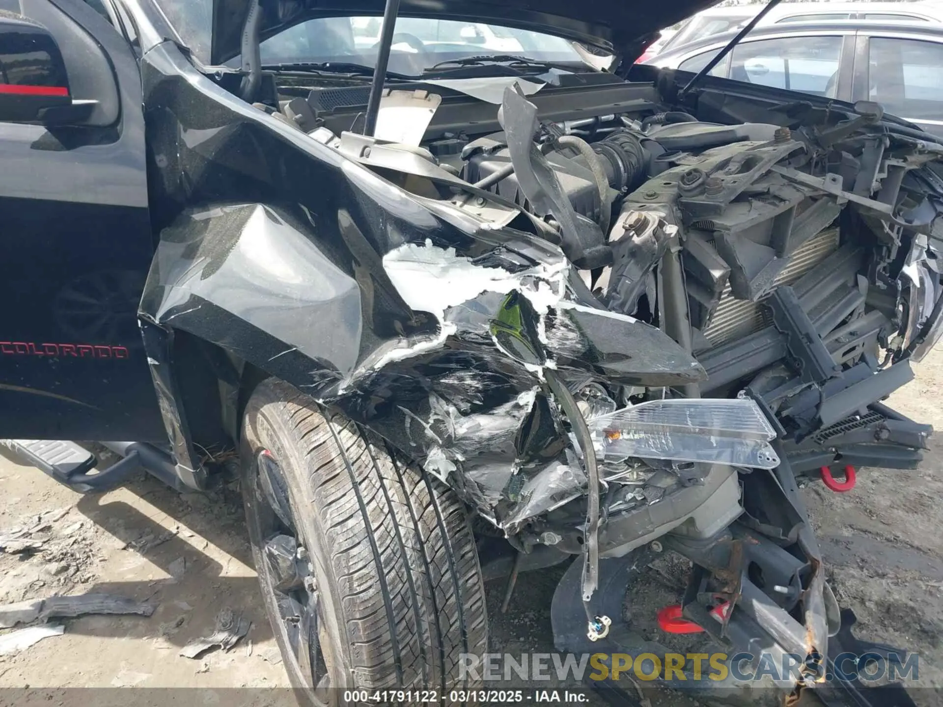 6 Photograph of a damaged car 1GCGSCEA6M1283709 CHEVROLET COLORADO 2021