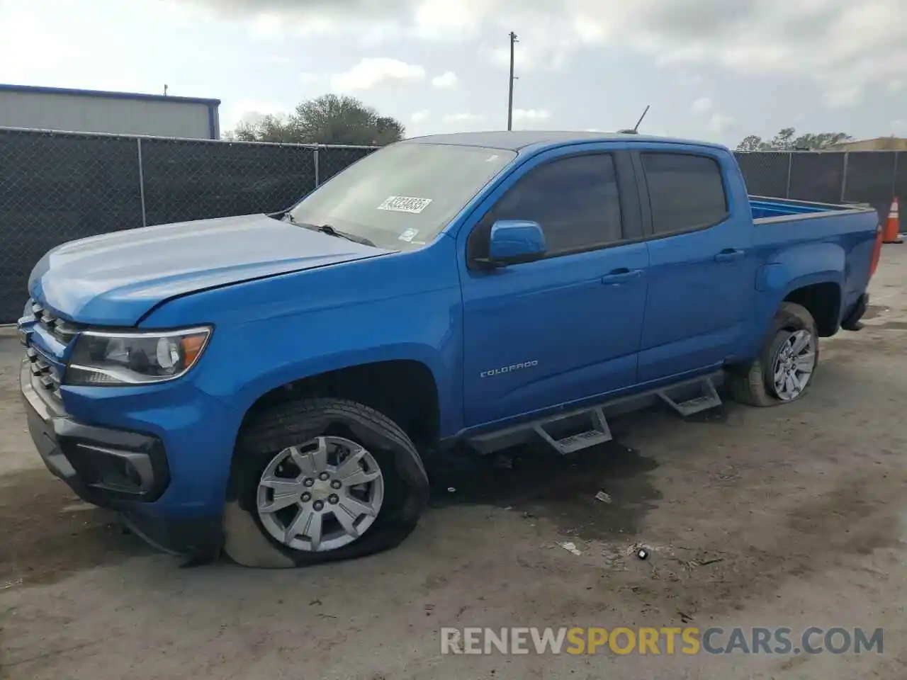 1 Photograph of a damaged car 1GCGSCEN0M1147062 CHEVROLET COLORADO 2021