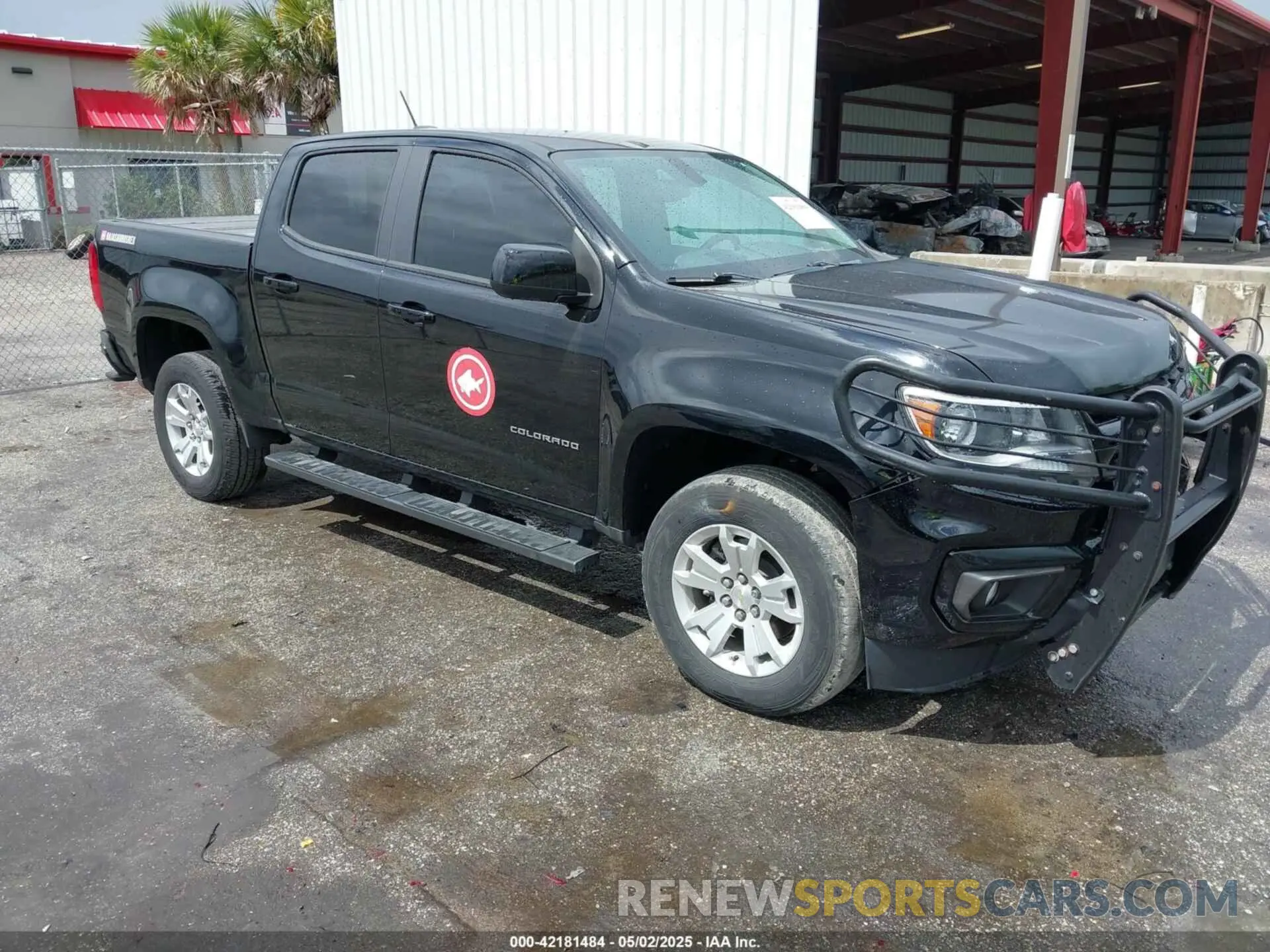 1 Photograph of a damaged car 1GCGSCEN1M1131727 CHEVROLET COLORADO 2021