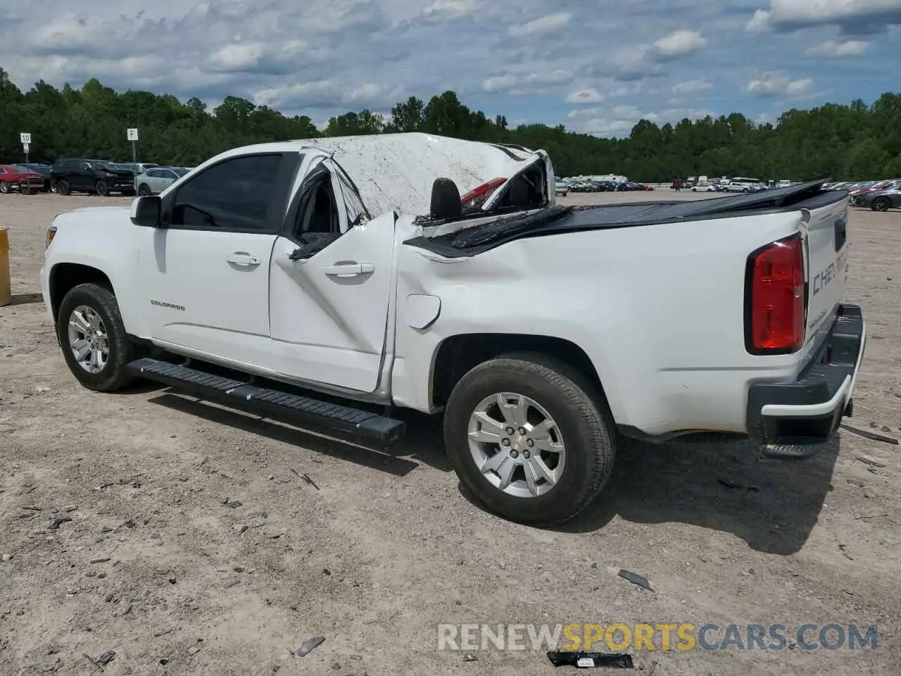 2 Photograph of a damaged car 1GCGSCEN1M1132019 CHEVROLET COLORADO 2021