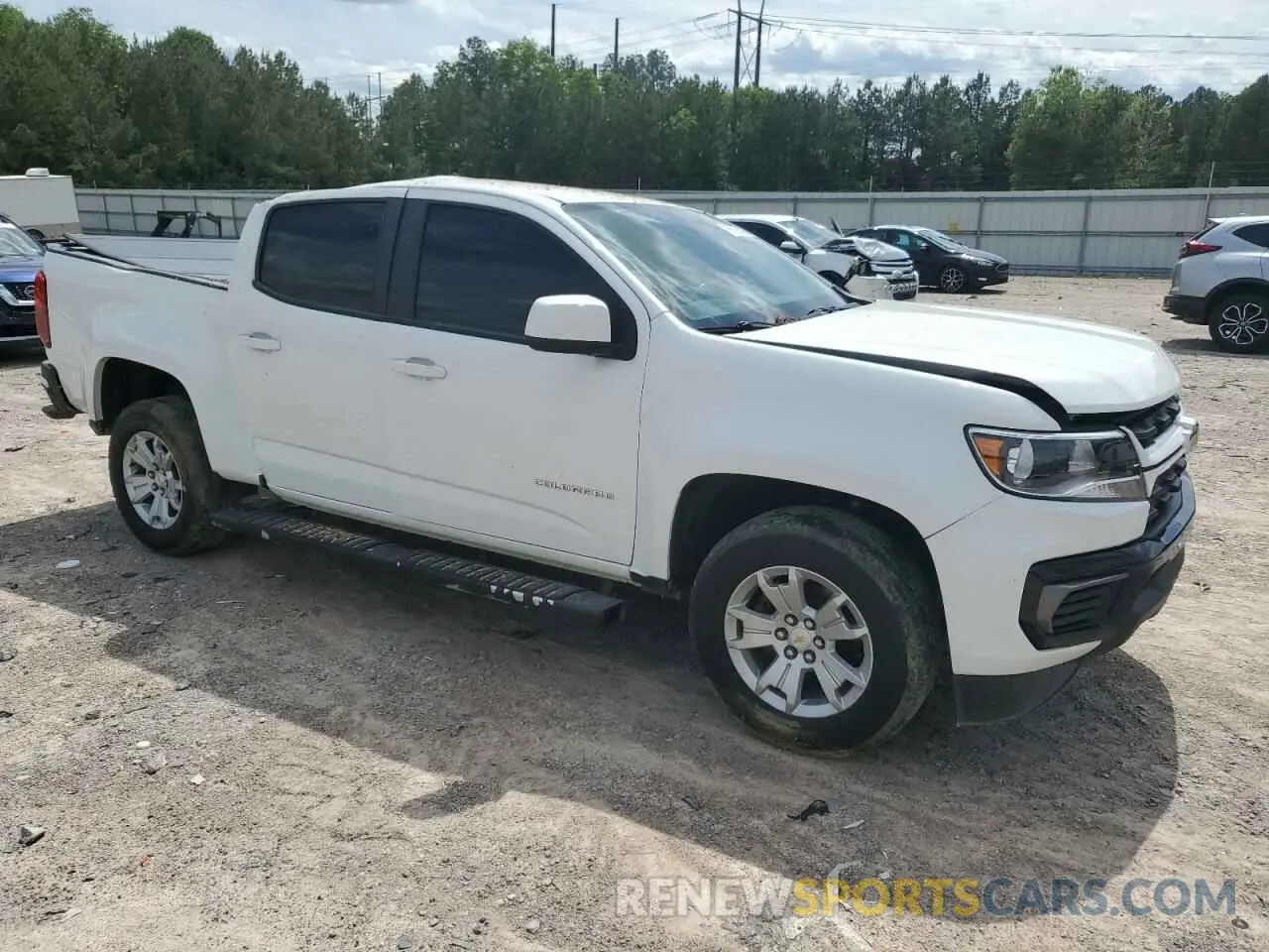 4 Photograph of a damaged car 1GCGSCEN1M1132019 CHEVROLET COLORADO 2021